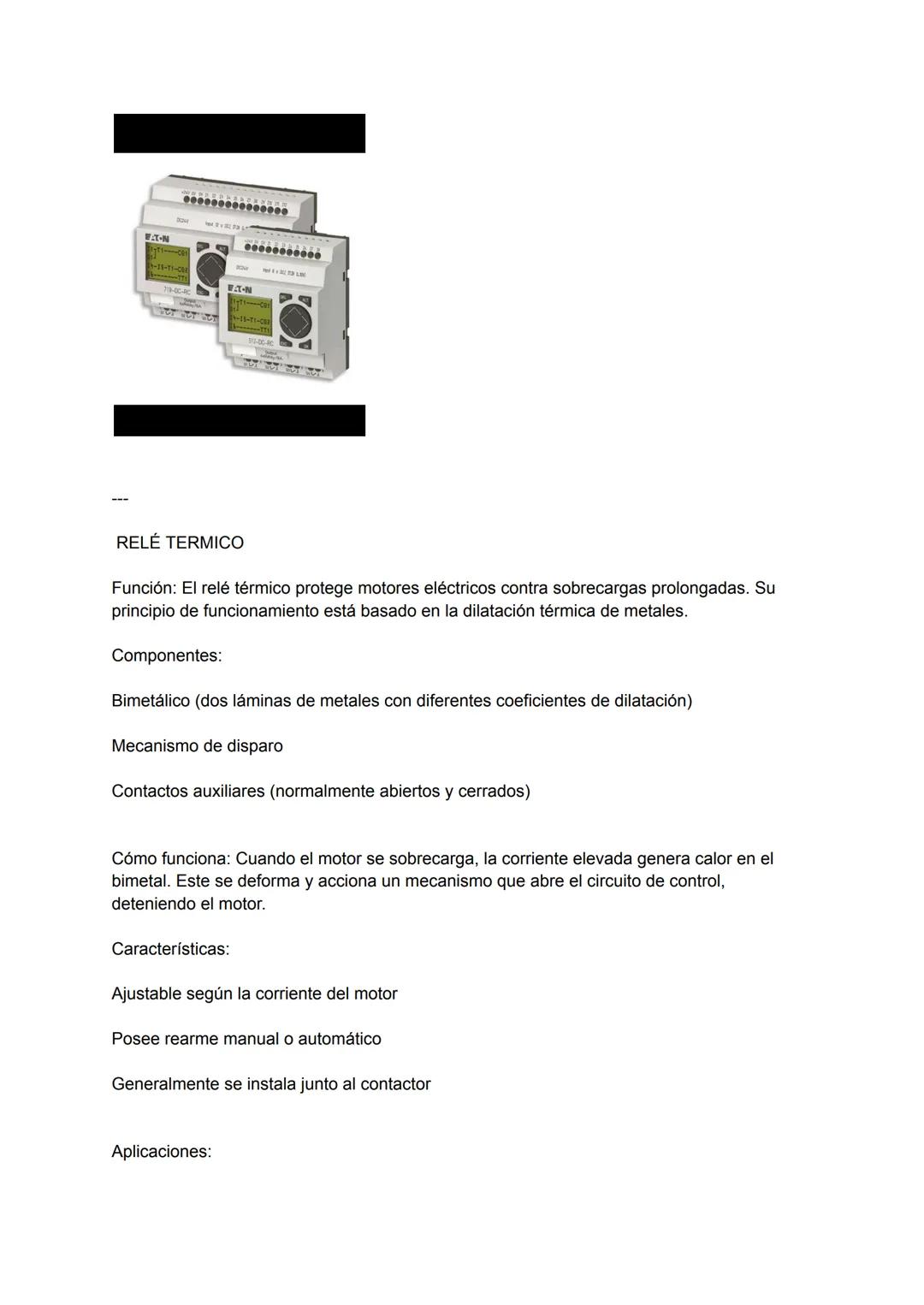 RELÉ INDUSTRIAL
Introducción
El relé industrial es un dispositivo fundamental en los sistemas de automatización y control
eléctrico. Actúa c