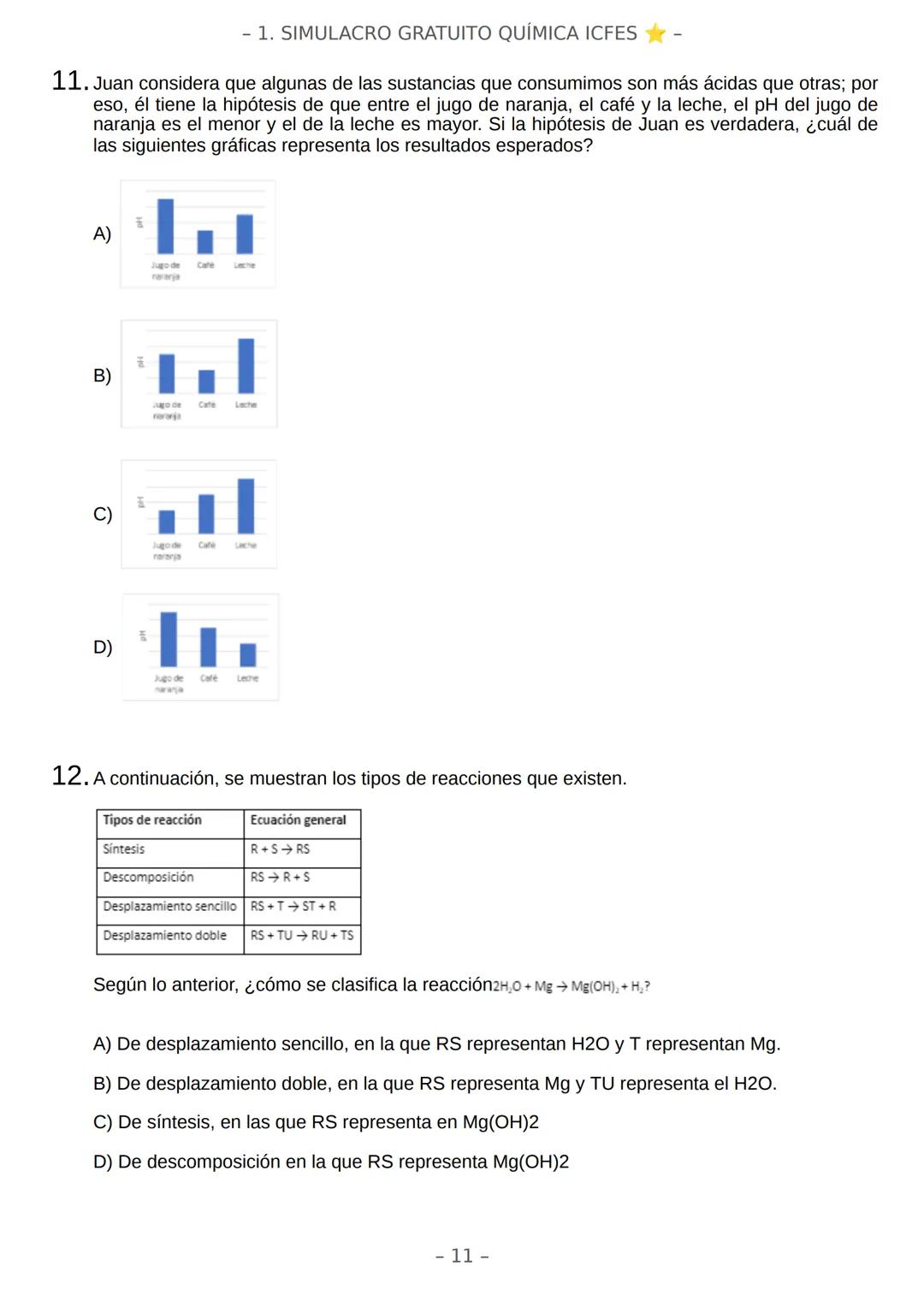 # SIMULACRO FILADD
filadd - 1. SIMULACRO GRATUITO QUÍMICA ICFES
Este simulacro de 34 preguntas busca ayudarte a medir tus competencias par