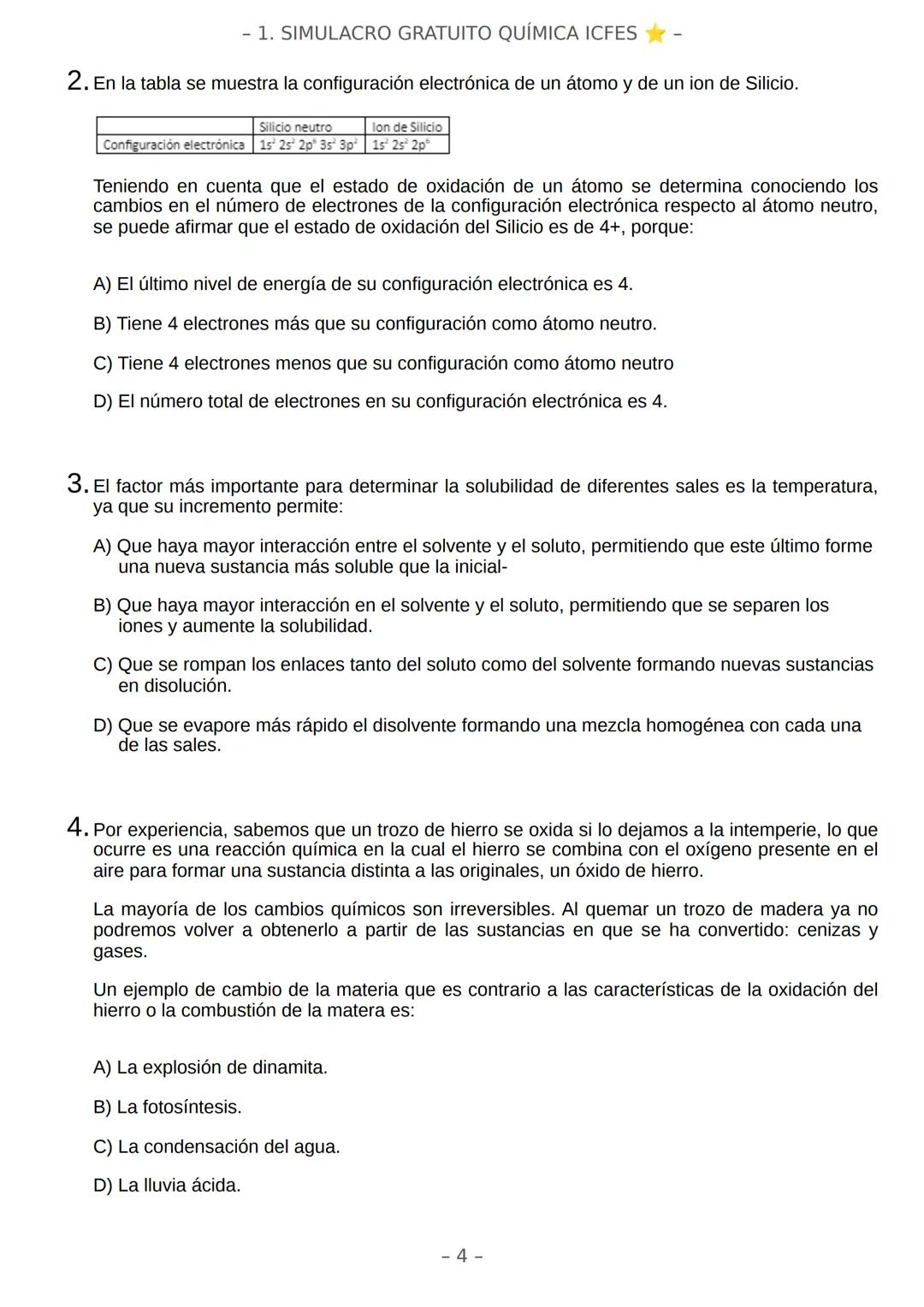 # SIMULACRO FILADD
filadd - 1. SIMULACRO GRATUITO QUÍMICA ICFES
Este simulacro de 34 preguntas busca ayudarte a medir tus competencias par