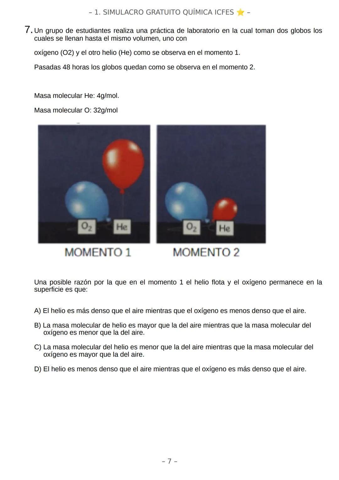 # SIMULACRO FILADD
filadd - 1. SIMULACRO GRATUITO QUÍMICA ICFES
Este simulacro de 34 preguntas busca ayudarte a medir tus competencias par