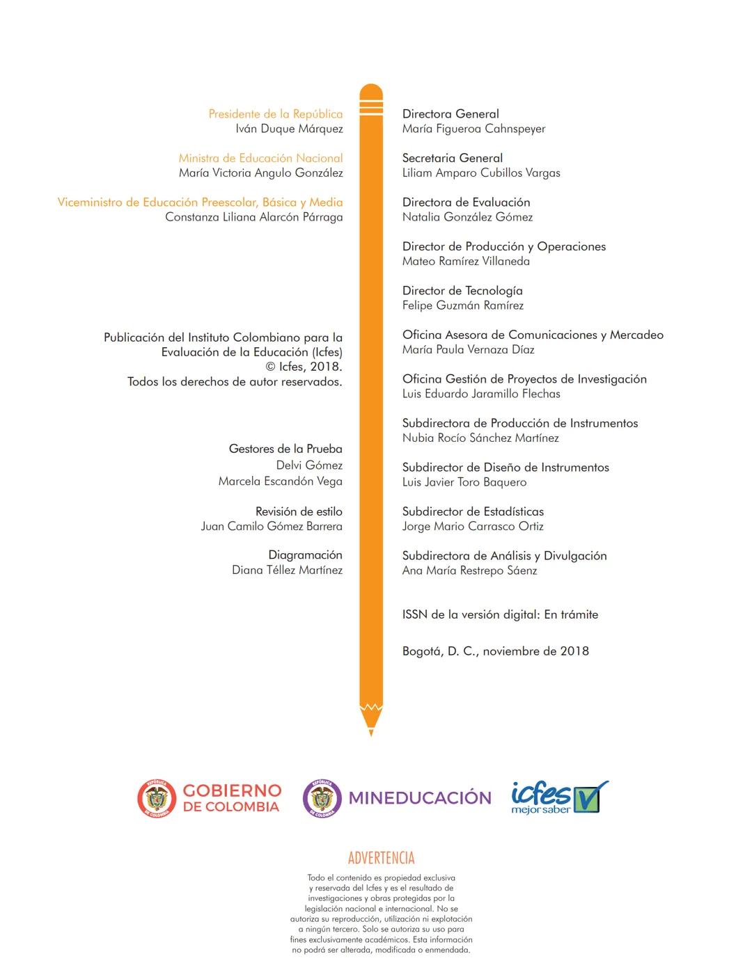 Cuadernillo de preguntas
Saber 11.°
Prueba de sociales y
competencias ciudadanas
icfes
saber 11.°
GOBIERNO
DE COLOMBIA
MINEDUCACIÓN icfes
me