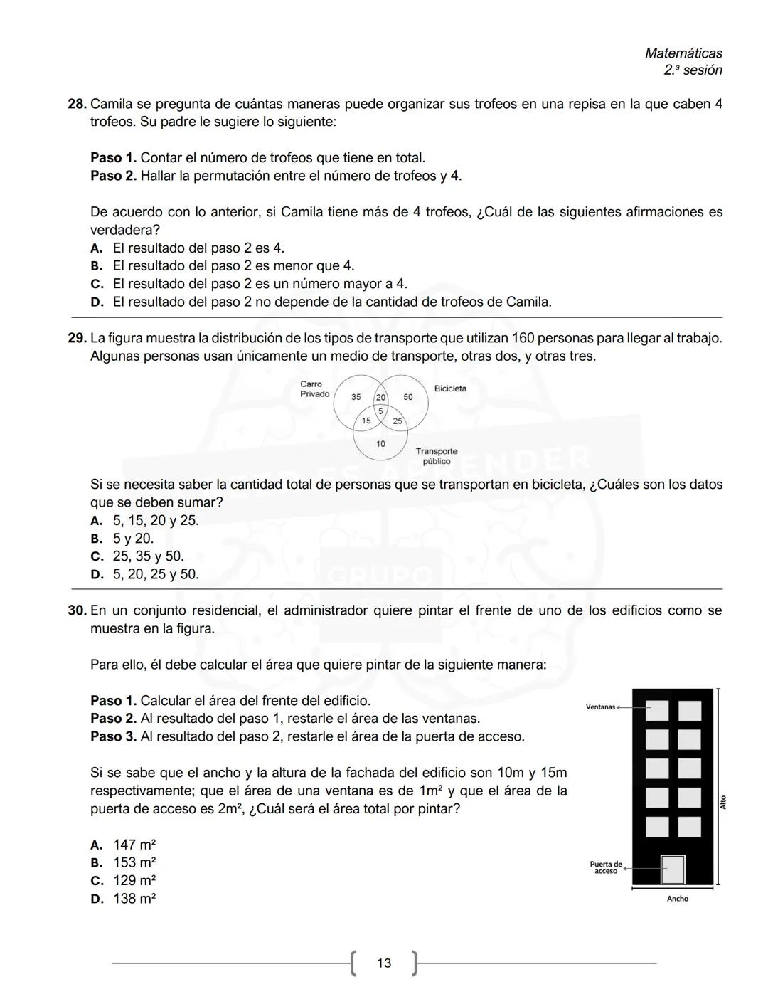 PREICFES GRUPO 500
GRUPO
500
CREER ES APR
SEGUNDA SESIÓN
PRUEBA S-1
No. Total de
Prueba
Preguntas
Tiempo Total
preguntas
Sociales y ciudadan