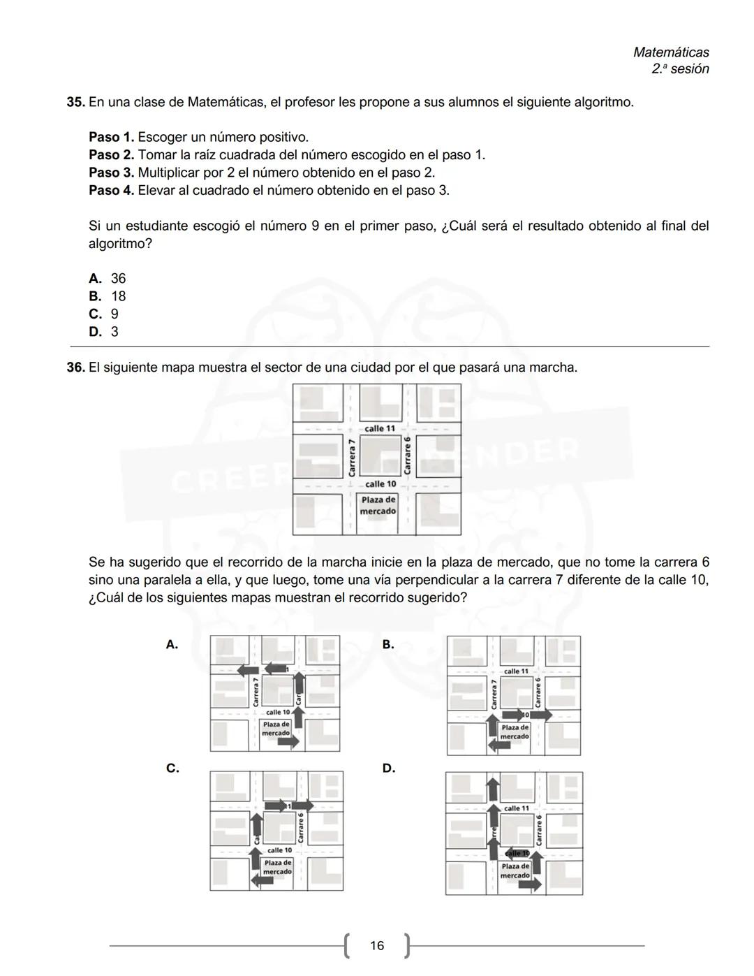 PREICFES GRUPO 500
GRUPO
500
CREER ES APR
SEGUNDA SESIÓN
PRUEBA S-1
No. Total de
Prueba
Preguntas
Tiempo Total
preguntas
Sociales y ciudadan