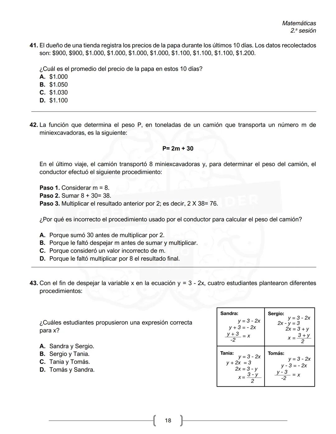 PREICFES GRUPO 500
GRUPO
500
CREER ES APR
SEGUNDA SESIÓN
PRUEBA S-1
No. Total de
Prueba
Preguntas
Tiempo Total
preguntas
Sociales y ciudadan
