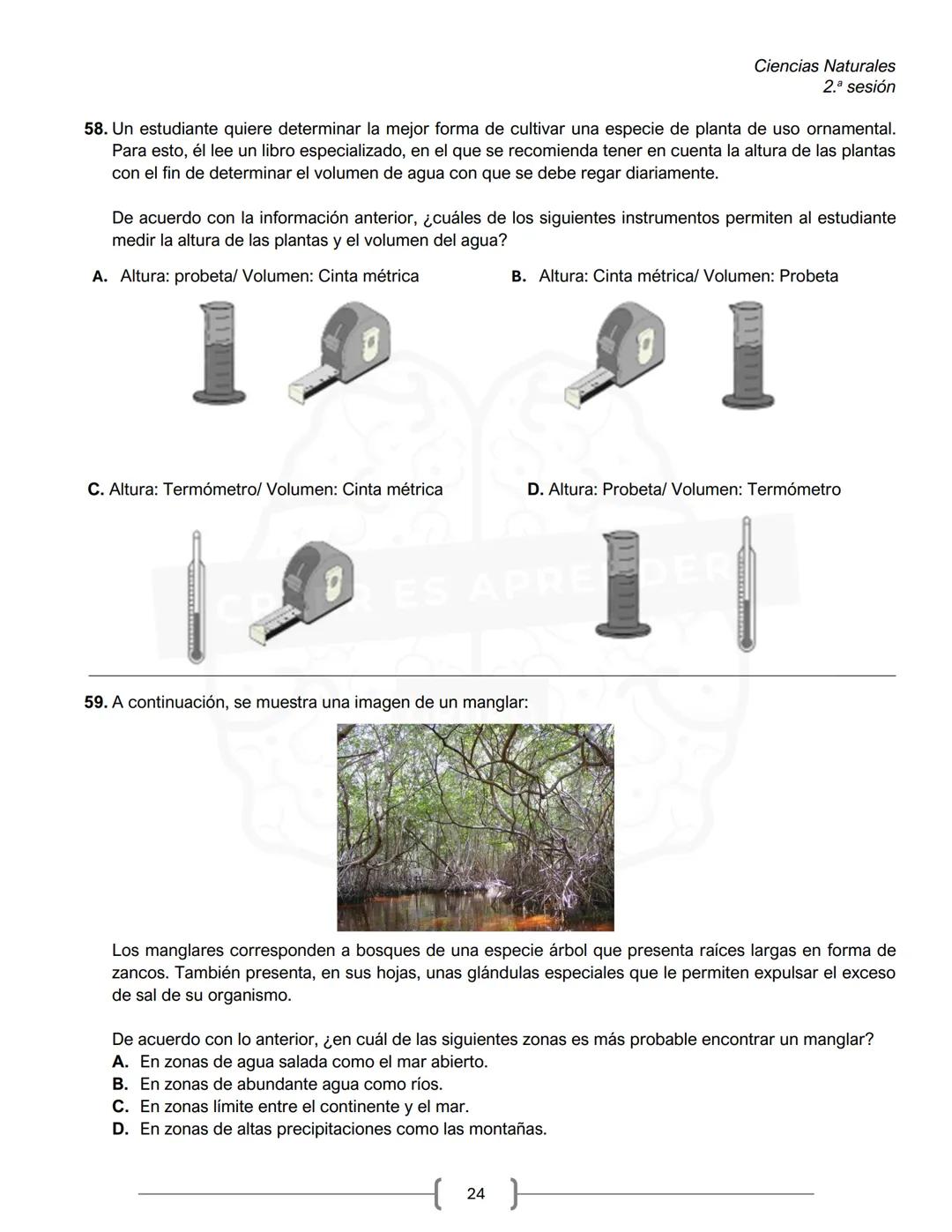 PREICFES GRUPO 500
GRUPO
500
CREER ES APR
SEGUNDA SESIÓN
PRUEBA S-1
No. Total de
Prueba
Preguntas
Tiempo Total
preguntas
Sociales y ciudadan