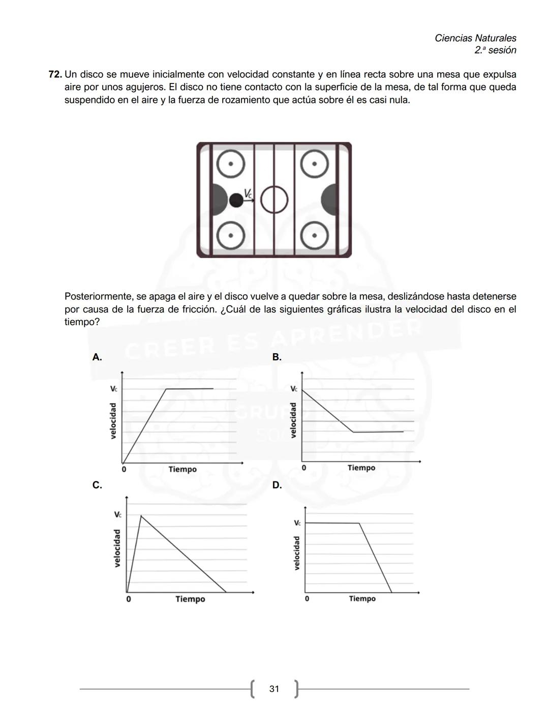 PREICFES GRUPO 500
GRUPO
500
CREER ES APR
SEGUNDA SESIÓN
PRUEBA S-1
No. Total de
Prueba
Preguntas
Tiempo Total
preguntas
Sociales y ciudadan