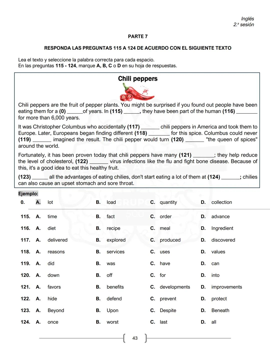 PREICFES GRUPO 500
GRUPO
500
CREER ES APR
SEGUNDA SESIÓN
PRUEBA S-1
No. Total de
Prueba
Preguntas
Tiempo Total
preguntas
Sociales y ciudadan
