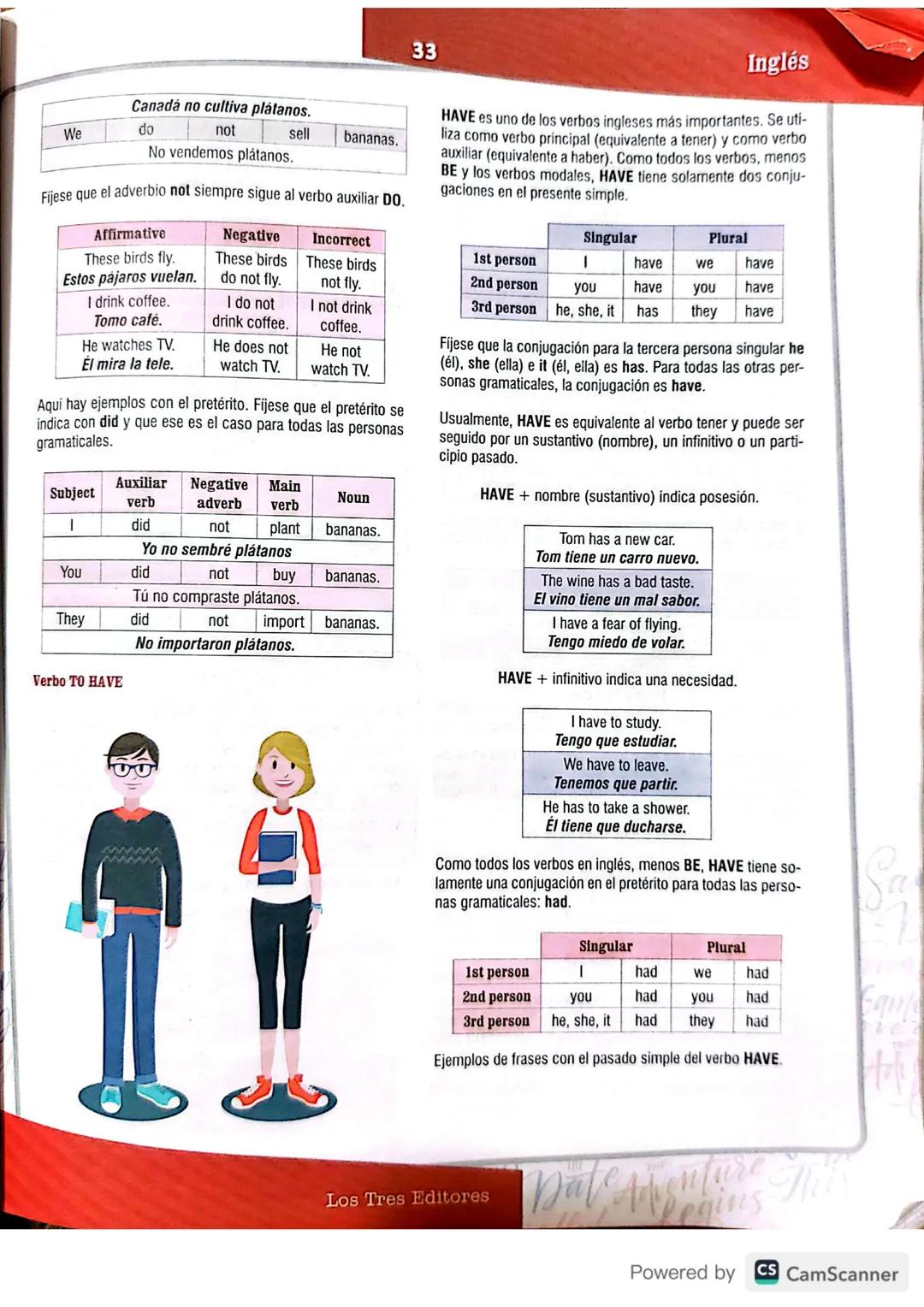 # Vocabulario
## Conjugación de verbos en inglés
La conjugación de verbos en inglés, como en cualquier idioma, tiene en cuenta dos aspecto