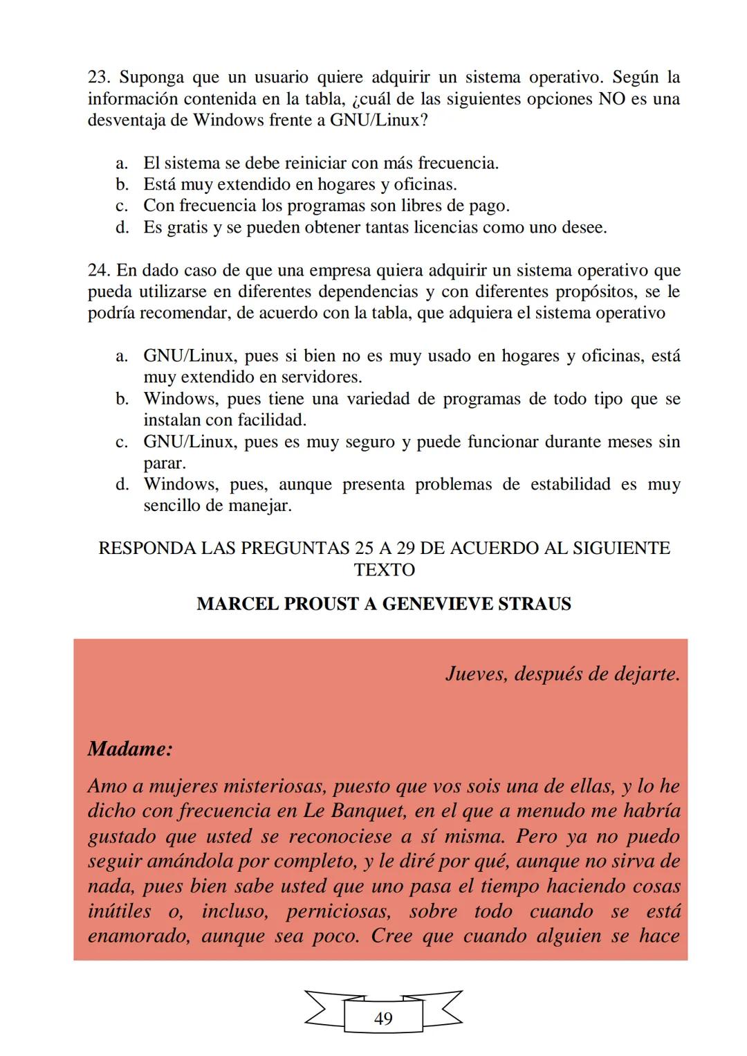 CUADERNILLO DE PREPARACIÓN
PARA LA PRUEBA DE ESTADO
SABER 11
"La educación es el arma más
poderosa que puedes utilizar para
cambiar el mundo