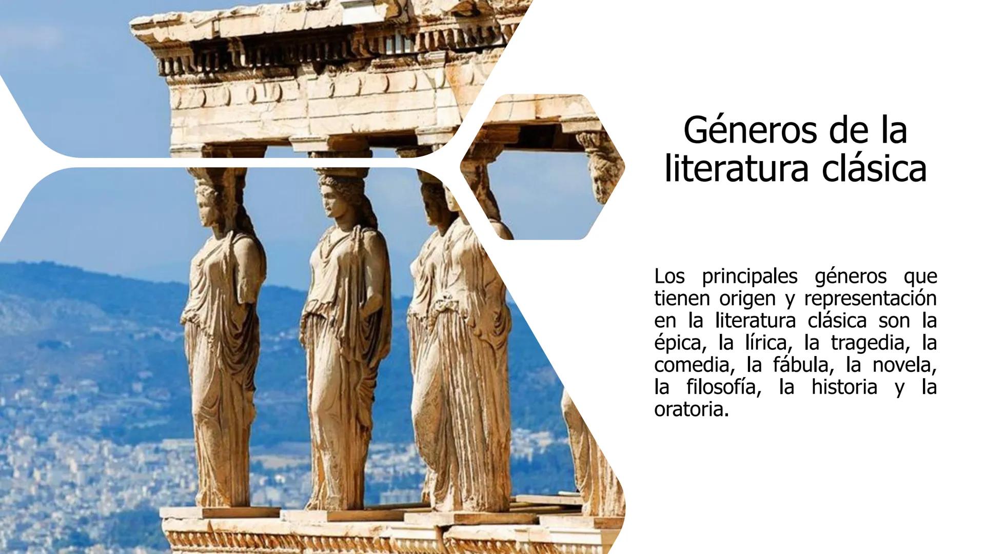 # Literatura clásica
Lenguaje y literatura ¿Qué es la literatura
clásica?
La literatura clásica es el conjunto de obras
escritas en griego