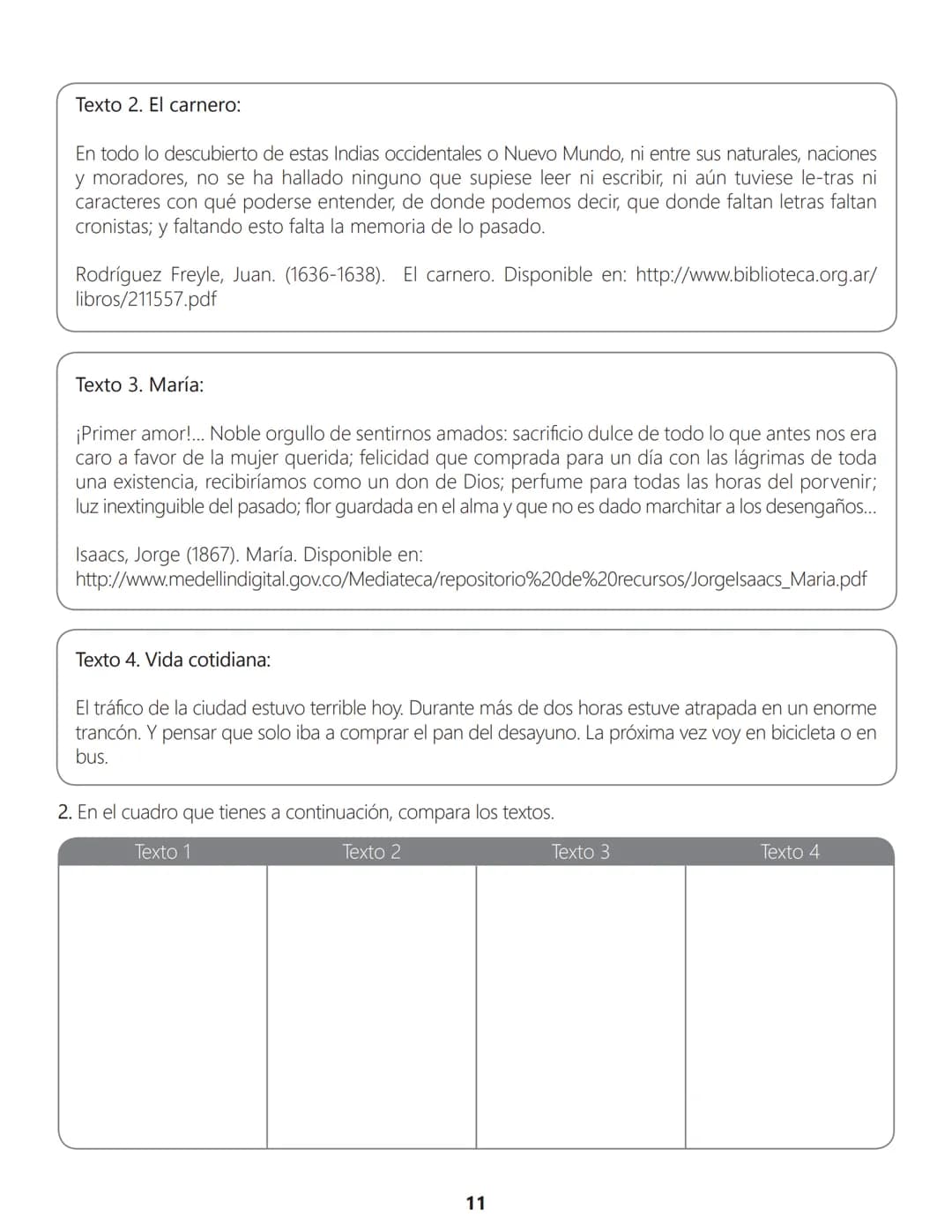 8
Grado
Lenguaje
Trabajo en clase
Introducción
Cambios de una nación
VIAJA POR COLOMBIA, CONOCE NUESTRO PAÍS POR MEDIO DE SU LITERATURA
Reco