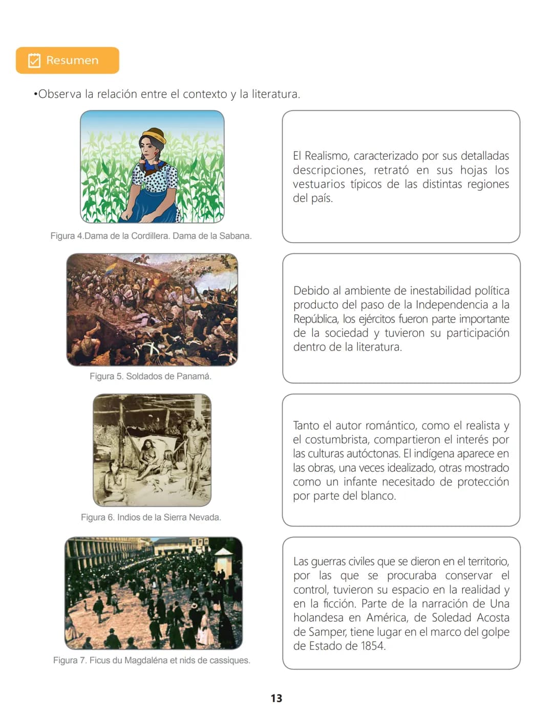 8
Grado
Lenguaje
Trabajo en clase
Introducción
Cambios de una nación
VIAJA POR COLOMBIA, CONOCE NUESTRO PAÍS POR MEDIO DE SU LITERATURA
Reco