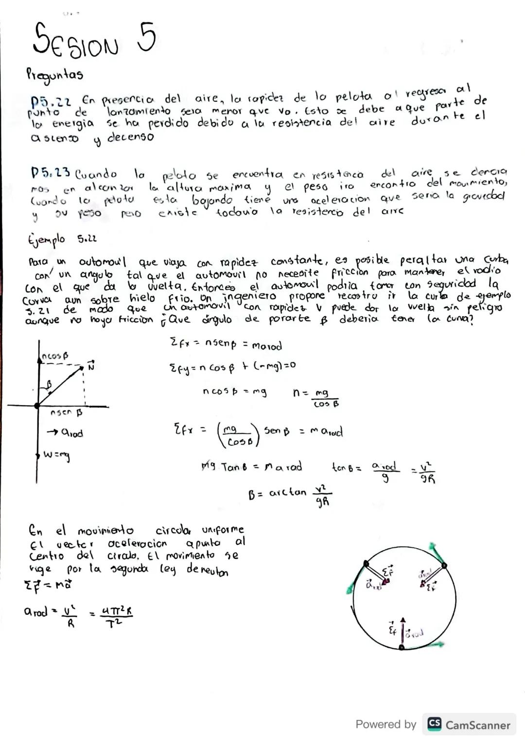 # Sesion 7
* los leyes de newton son fundamentales para entender el movimiento de los particulas, y usa un diagrama de cuerpo libre para en