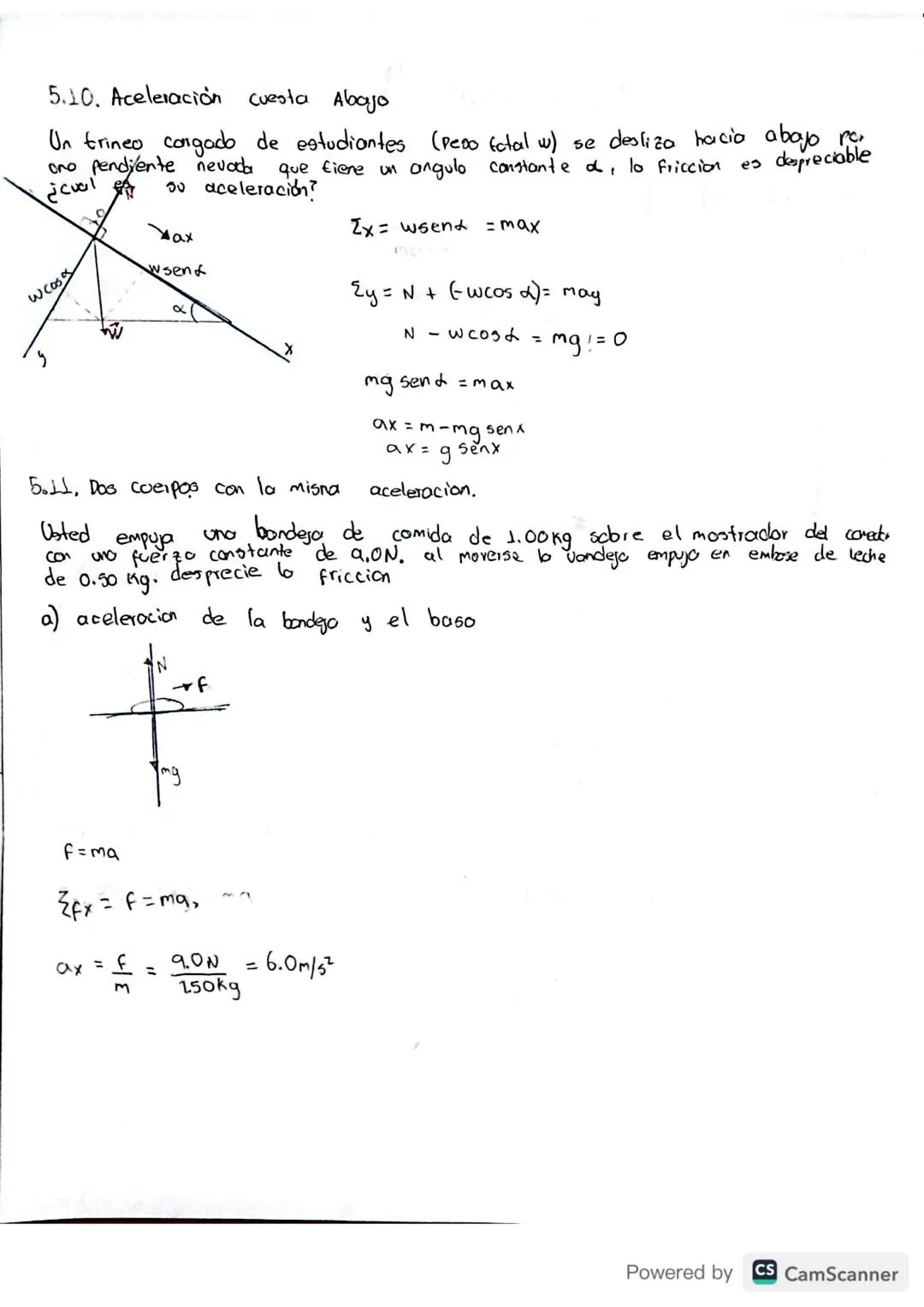 # Sesion 7
* los leyes de newton son fundamentales para entender el movimiento de los particulas, y usa un diagrama de cuerpo libre para en