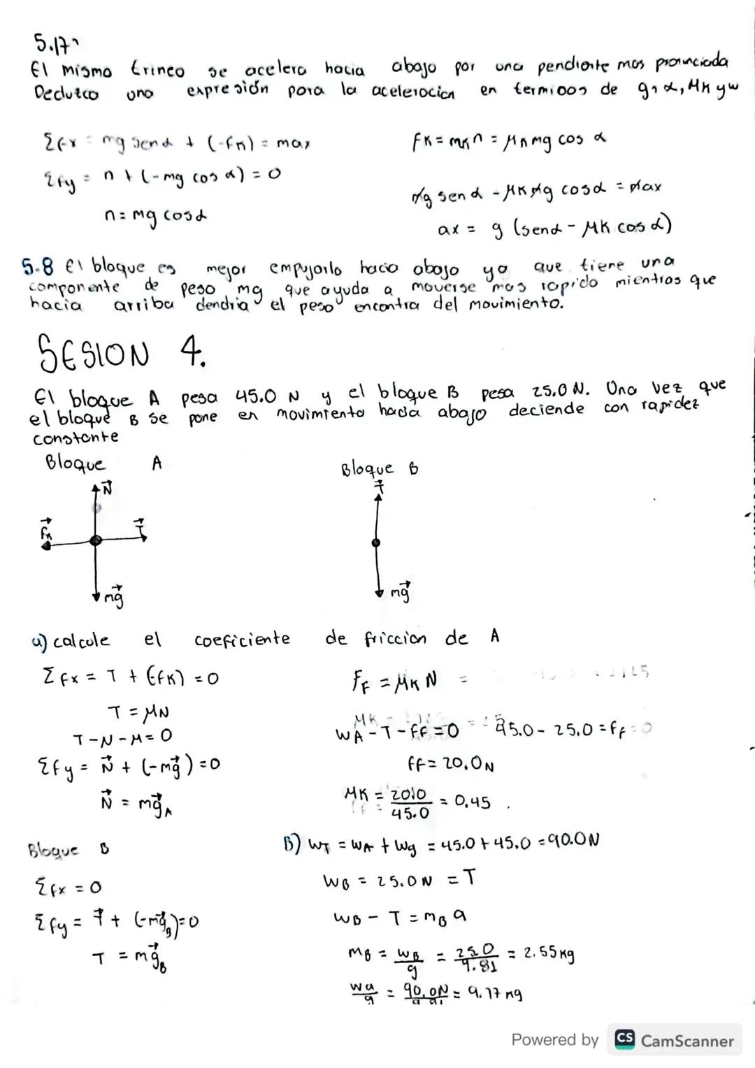 # Sesion 7
* los leyes de newton son fundamentales para entender el movimiento de los particulas, y usa un diagrama de cuerpo libre para en