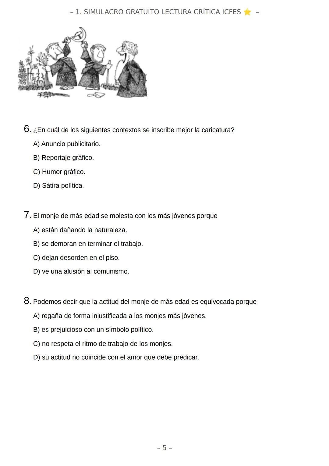 # SIMULACRO FILADD
filadd - 1. SIMULACRO GRATUITO LECTURA CRÍTICA ICFES
Recomendaciones:
* Nuestra plataforma registra el tiempo que te t