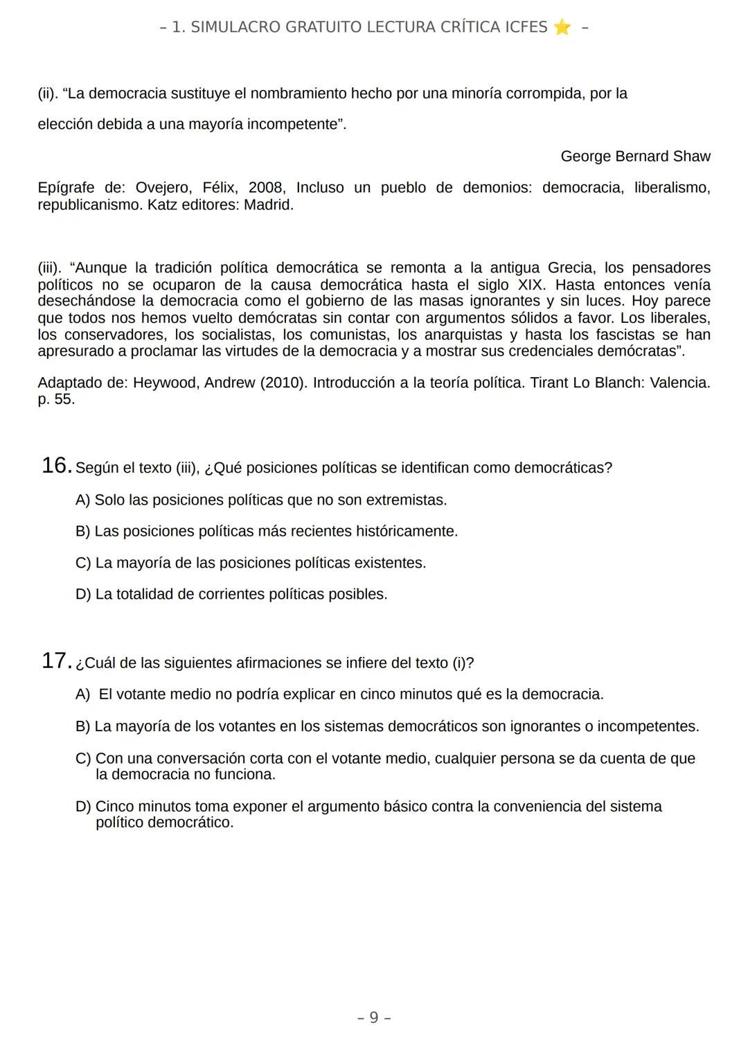 # SIMULACRO FILADD
filadd - 1. SIMULACRO GRATUITO LECTURA CRÍTICA ICFES
Recomendaciones:
* Nuestra plataforma registra el tiempo que te t