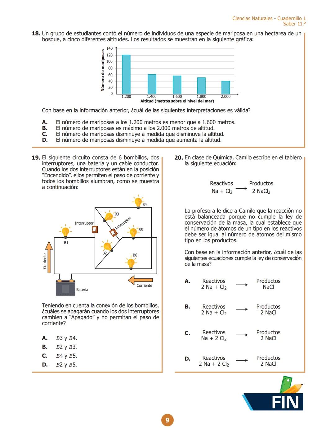 La educación
es de todos
Mineducación
G11.C.C
C111
Ciencias Naturales
Cuadernillo 1 2022
11.°
GRADO
07
¡Hola!
Queremos agradecer tu particip