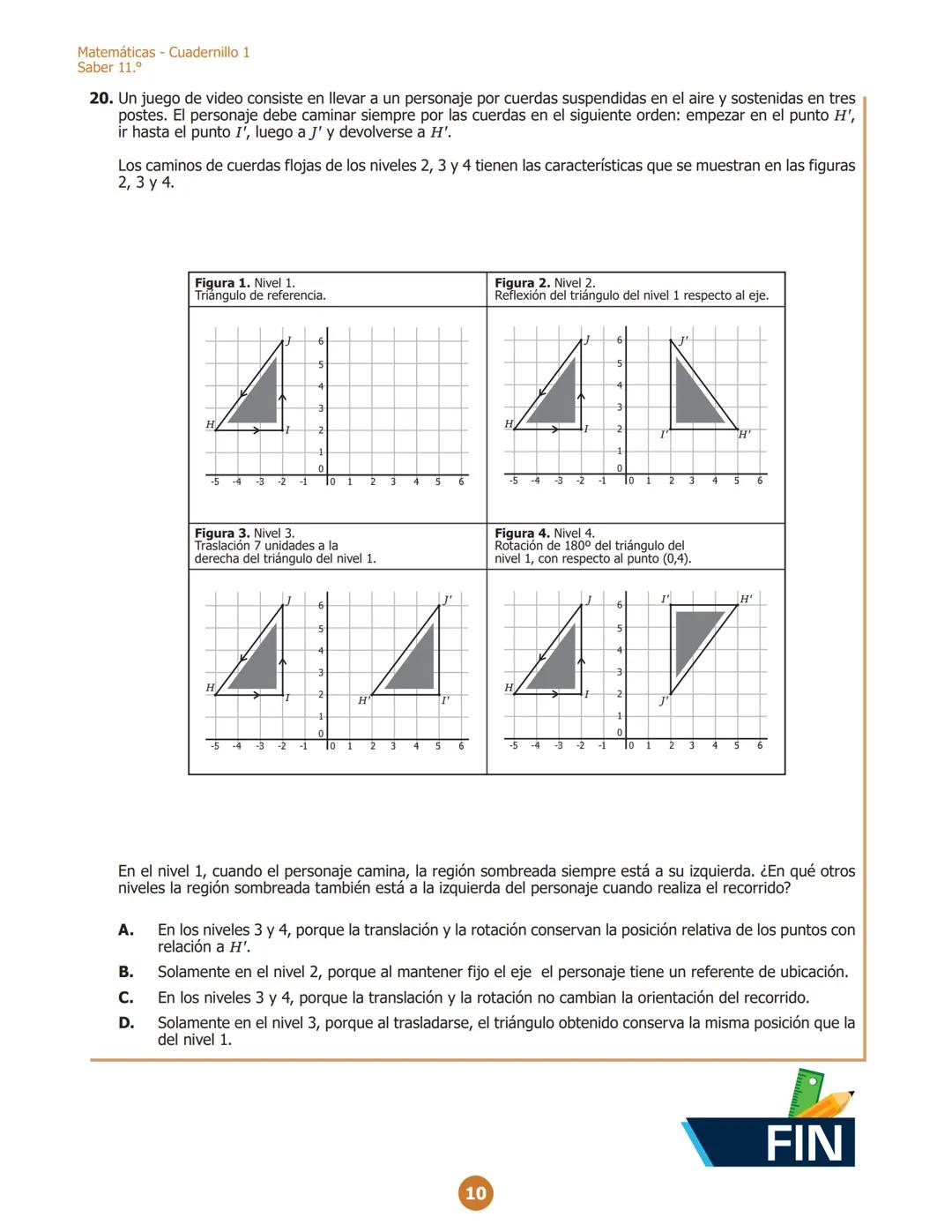 La educación
es de todos
Mineducación
07
G11.M.C
M111
Matemáticas
Cuadernillo 1 2022
11.°
GRADO
07
¡Hola!
Queremos agradecer tu participació