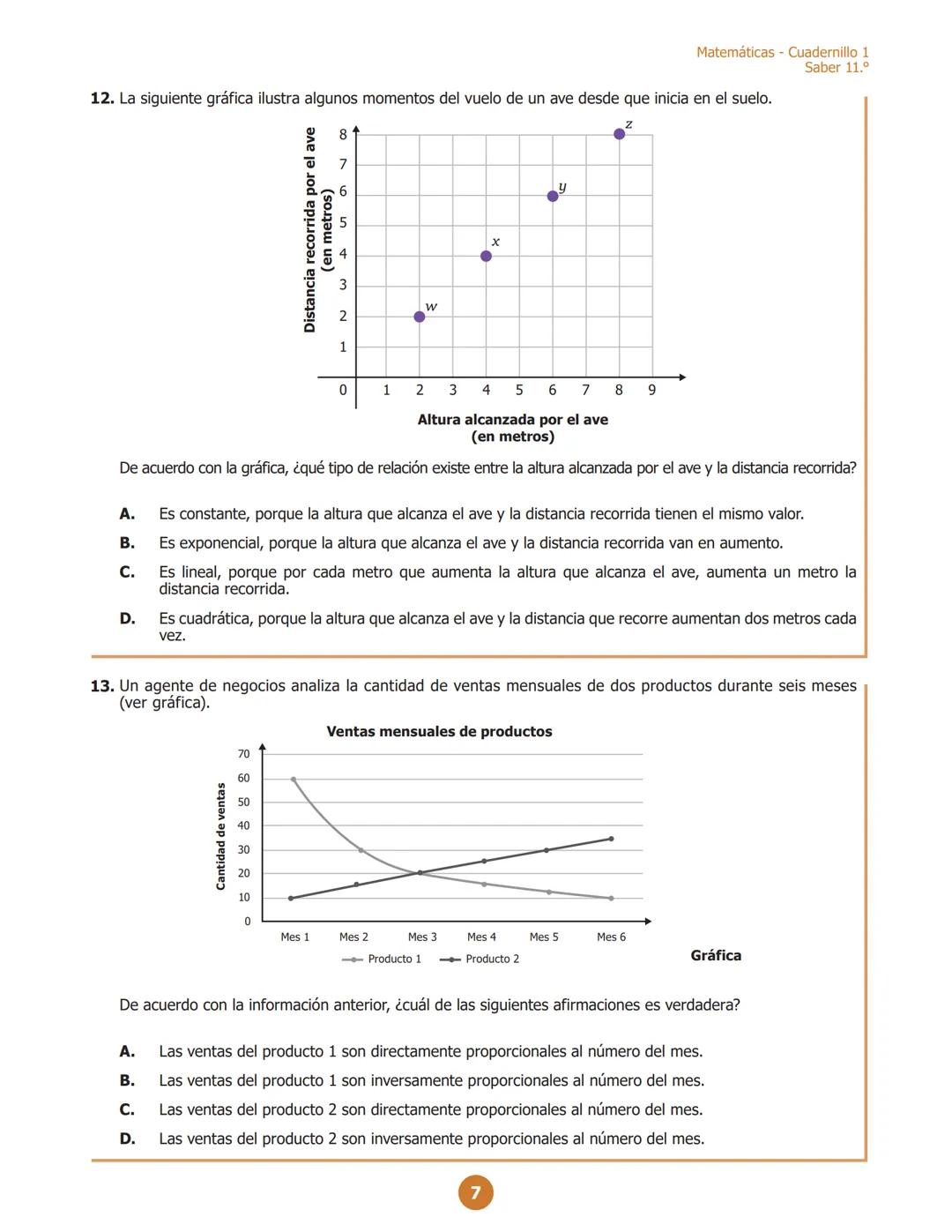 La educación
es de todos
Mineducación
07
G11.M.C
M111
Matemáticas
Cuadernillo 1 2022
11.°
GRADO
07
¡Hola!
Queremos agradecer tu participació
