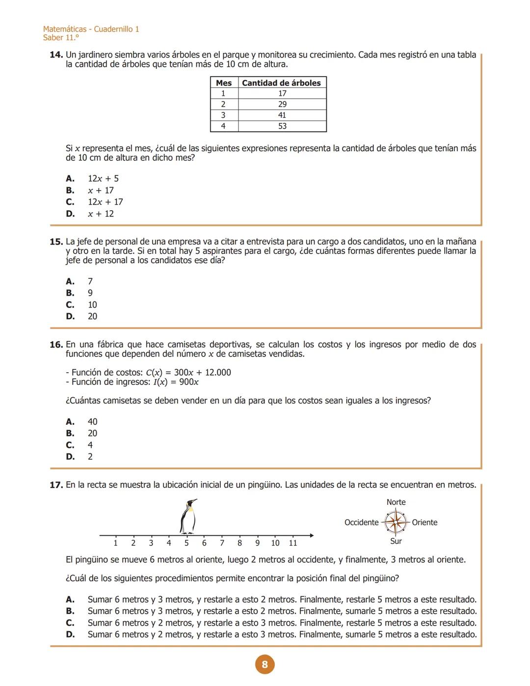 La educación
es de todos
Mineducación
07
G11.M.C
M111
Matemáticas
Cuadernillo 1 2022
11.°
GRADO
07
¡Hola!
Queremos agradecer tu participació
