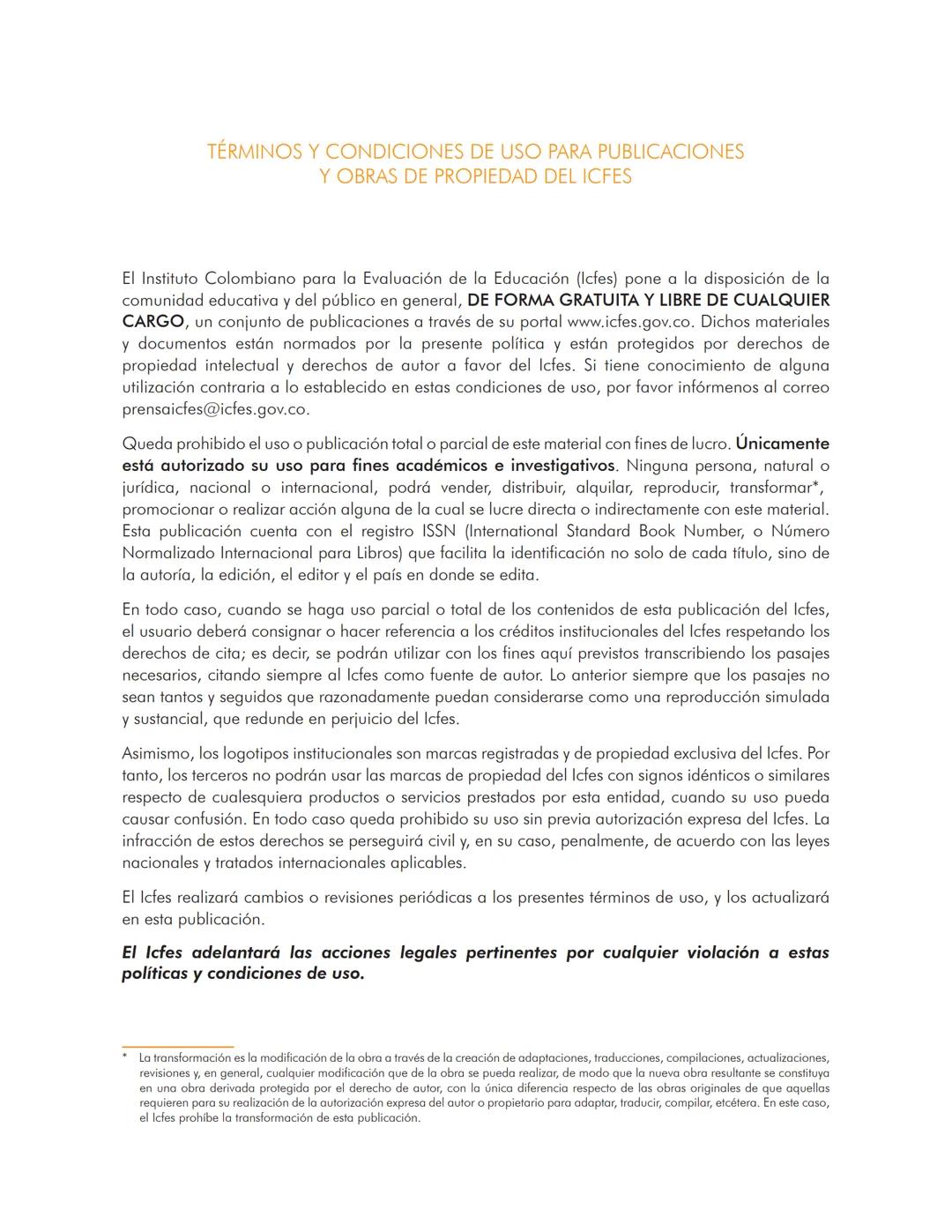 Cuadernillo de preguntas
Saber 11.°
Prueba de inglés
icfes
saber 11.°
GOBIERNO
DE COLOMBIA
MINEDUCACIÓN icfes
mejor saber Presidente de la R