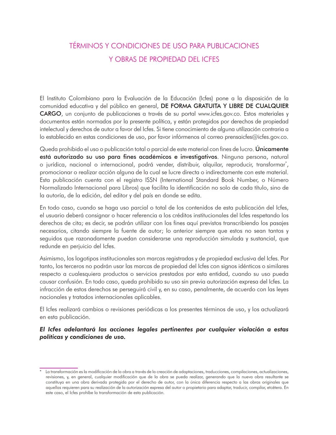 Cuadernillo de preguntas
Módulo de razonamiento cuantitativo
Saber Pro
x=0 xn
5.425
-4-285
Examen
Saber Pro
icfes
1+x+y+2at
1665-565
+45.565