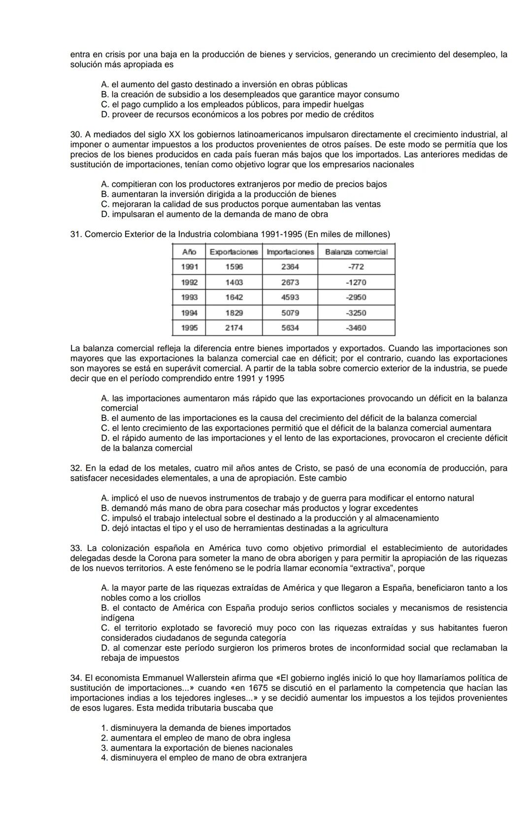 Examen de Estado,
ICFES
Banco de preguntas de historia
Los grupos de preguntas que se incluyen en las pruebas de historia son los
siguientes