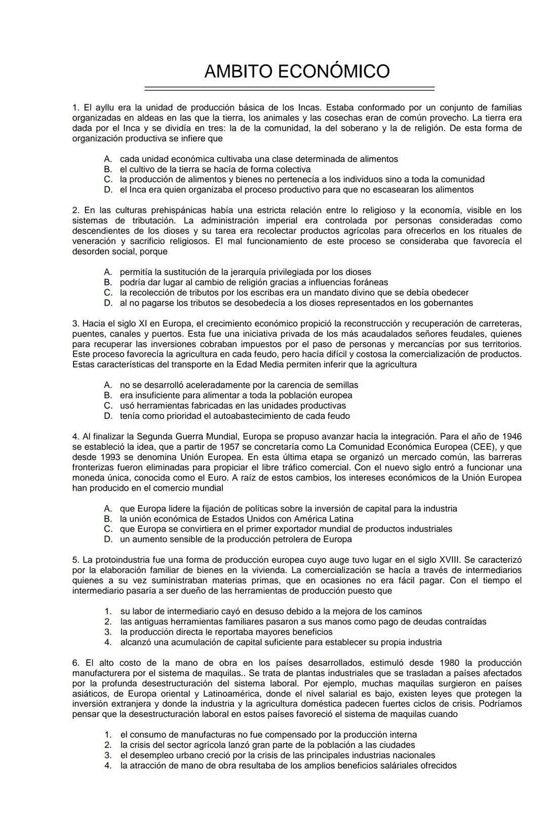 Examen de Estado,
ICFES
Banco de preguntas de historia
Los grupos de preguntas que se incluyen en las pruebas de historia son los
siguientes