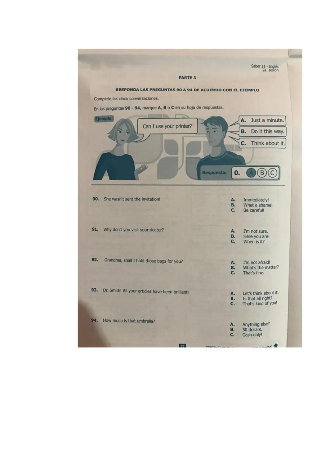 P8L-SL6-E80-337
QUE QUE EL NÚMERO DE ESTE CUADERNILLO
E SU HOJA DE RESPUESTAS SEAN IGUALES
π.
11°
11°
icfes
saber 11
2017-2
EXAMEN DE ESTADO