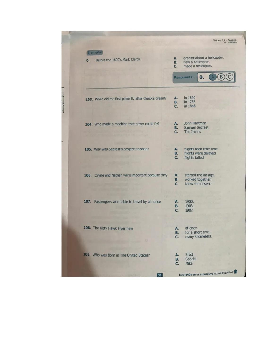 P8L-SL6-E80-337
QUE QUE EL NÚMERO DE ESTE CUADERNILLO
E SU HOJA DE RESPUESTAS SEAN IGUALES
π.
11°
11°
icfes
saber 11
2017-2
EXAMEN DE ESTADO