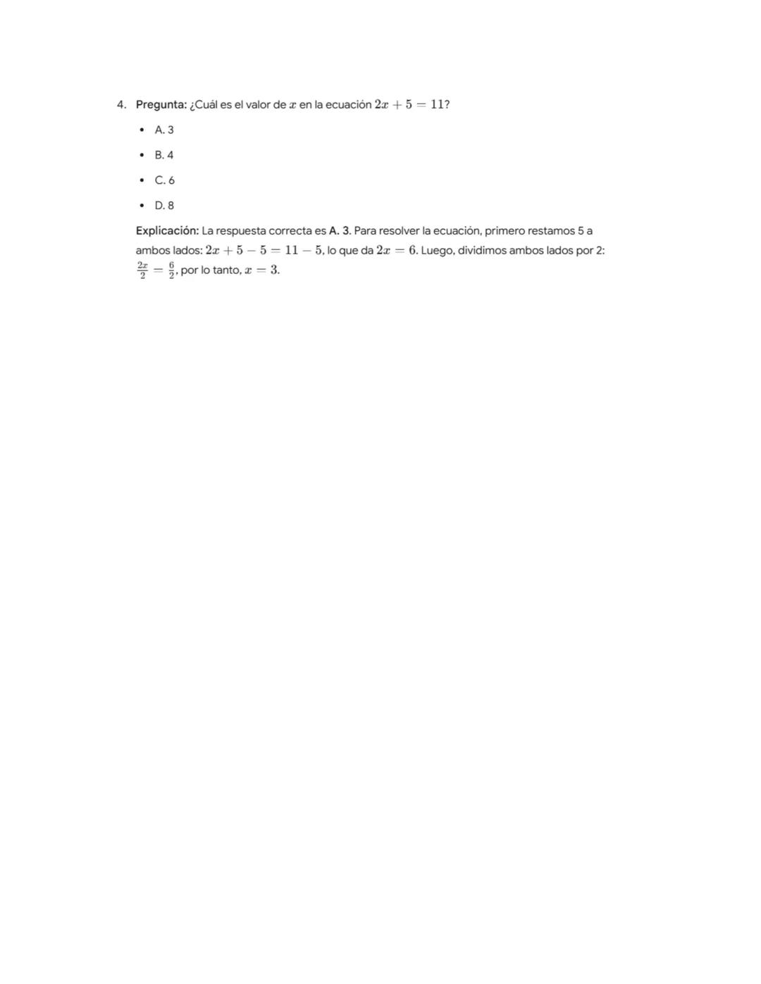 1. Pregunta: ¿Cuál de las siguientes expresiones es equivalente a $\frac{3}{4} - \frac{1}{6}$?
* A. $\frac{2}{10}$
* B. $\frac{8}{12}$
* C.