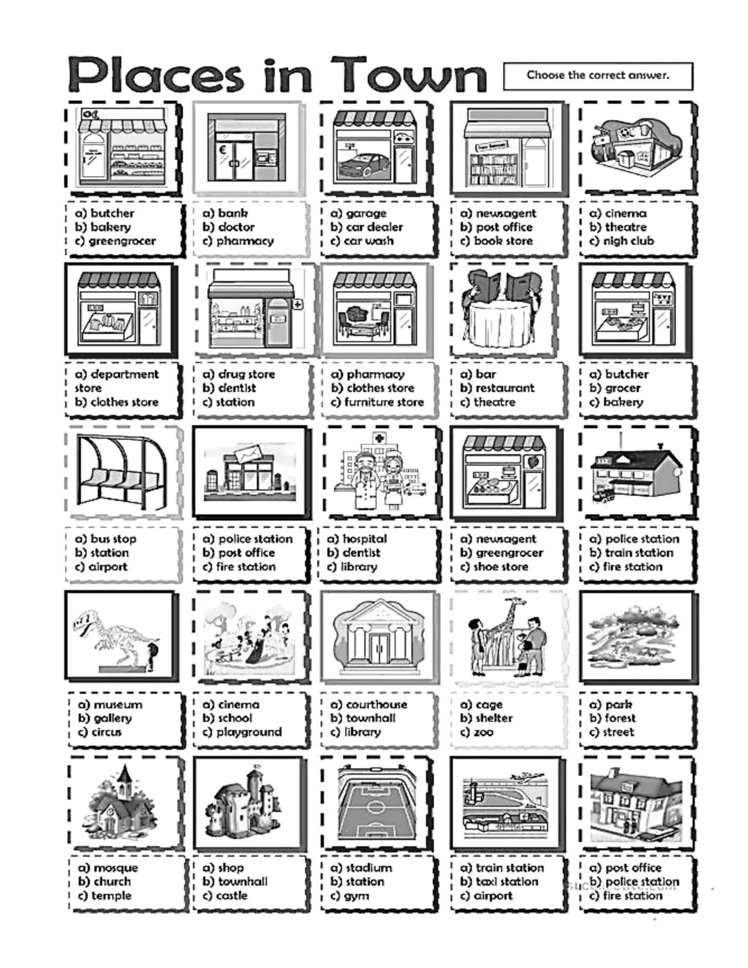 PREPOSITIONS OF TIME & PLACE
IN
• in the morning
• in the afternoon
• in (the) summer
• in 1980
• in the 1900s
• in the 17th century
• in t