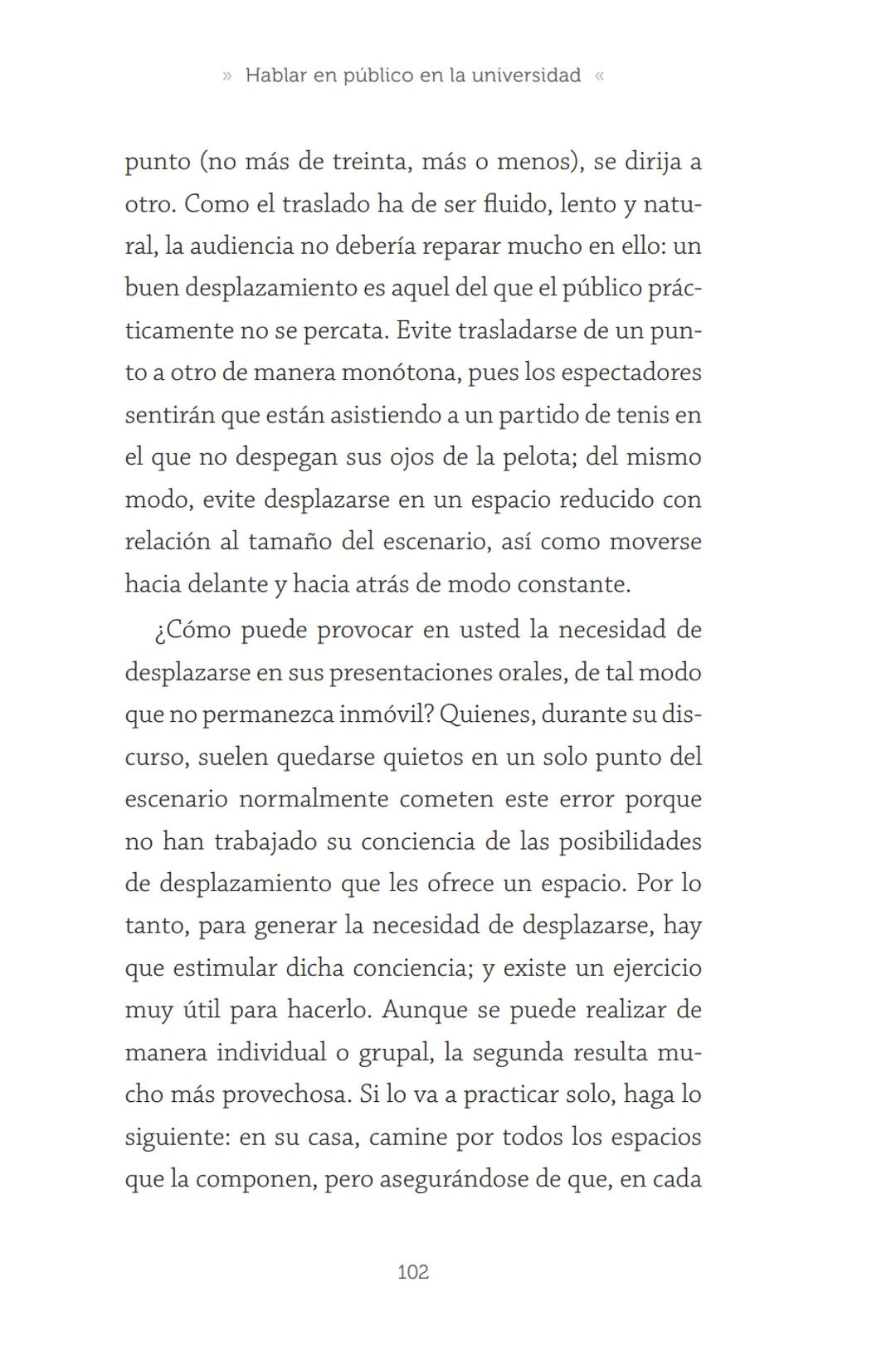 HABLAR EN
PÚBLICO EN LA
UNIVERSIDAD HABLAR EN
PÚBLICO EN LA
UNIVERSIDAD
Un manual para desenvolverse
ante una audiencia
John Moya Barreto
H