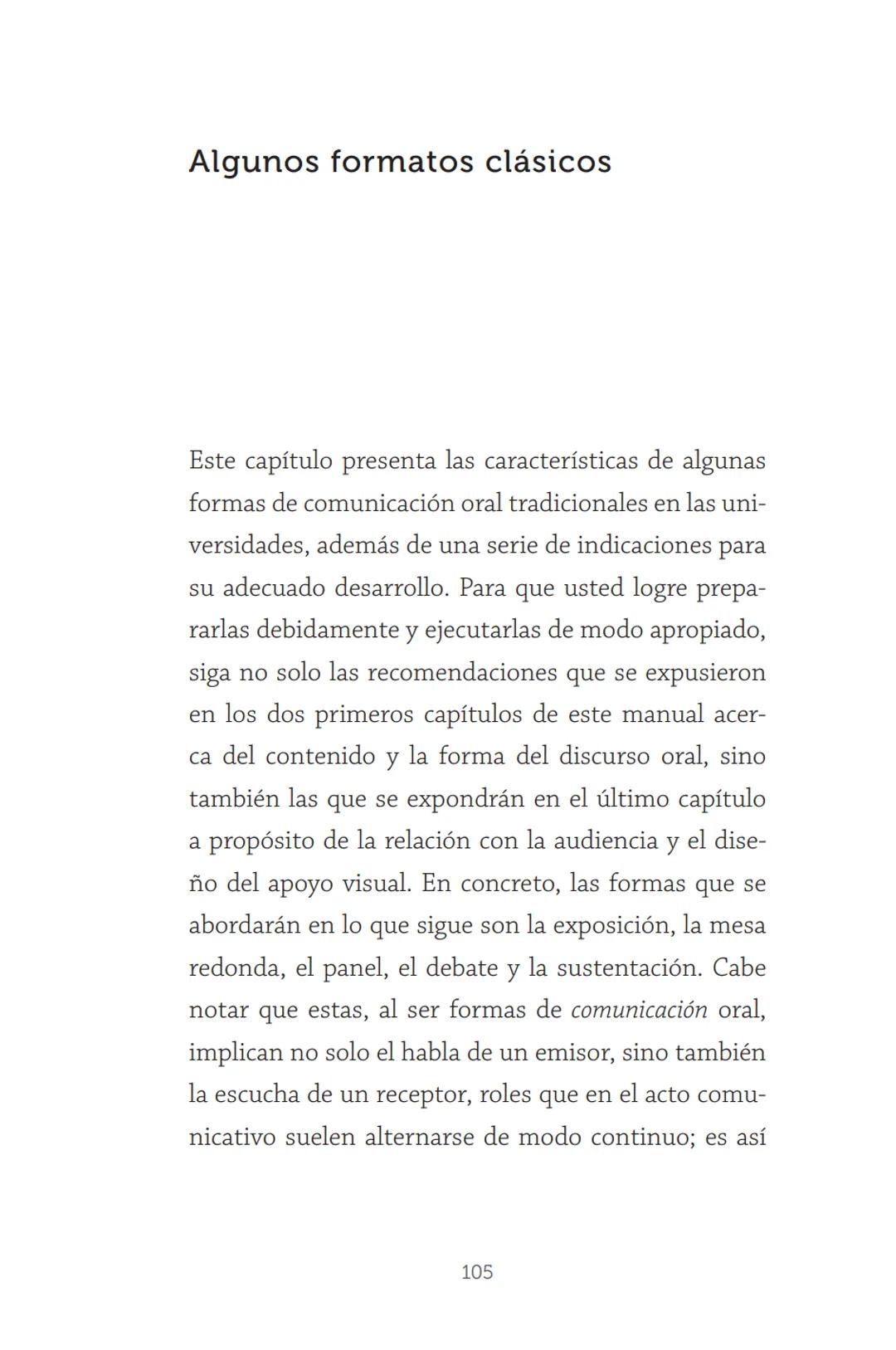 HABLAR EN
PÚBLICO EN LA
UNIVERSIDAD HABLAR EN
PÚBLICO EN LA
UNIVERSIDAD
Un manual para desenvolverse
ante una audiencia
John Moya Barreto
H