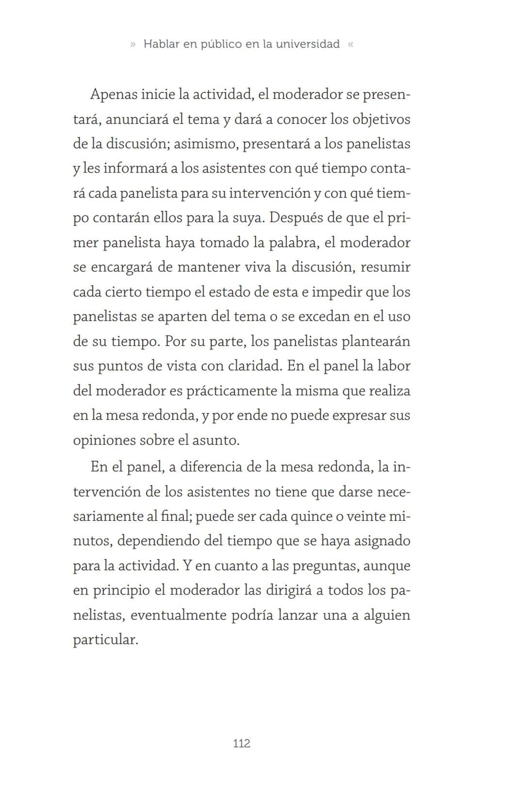 HABLAR EN
PÚBLICO EN LA
UNIVERSIDAD HABLAR EN
PÚBLICO EN LA
UNIVERSIDAD
Un manual para desenvolverse
ante una audiencia
John Moya Barreto
H