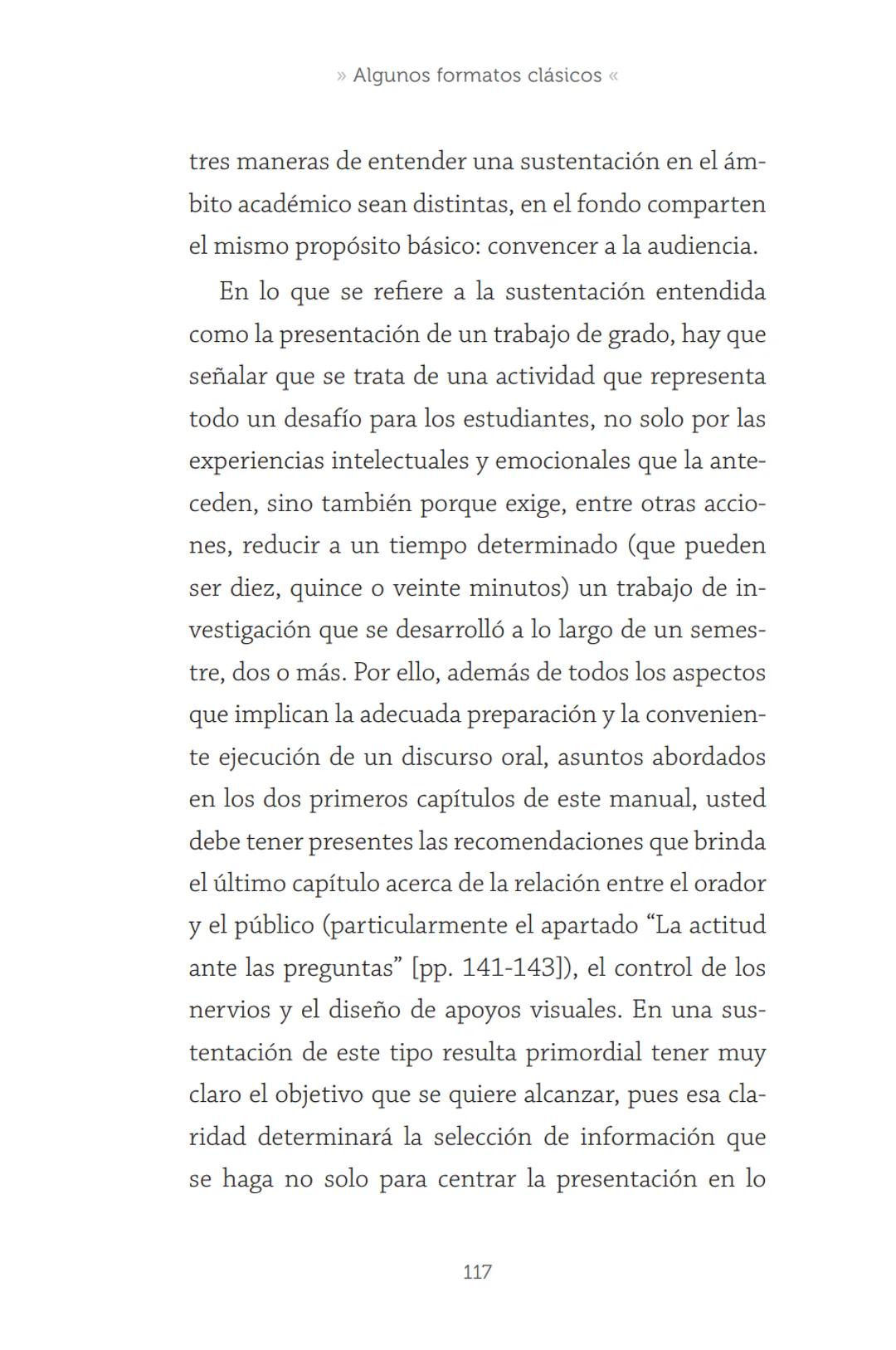 HABLAR EN
PÚBLICO EN LA
UNIVERSIDAD HABLAR EN
PÚBLICO EN LA
UNIVERSIDAD
Un manual para desenvolverse
ante una audiencia
John Moya Barreto
H