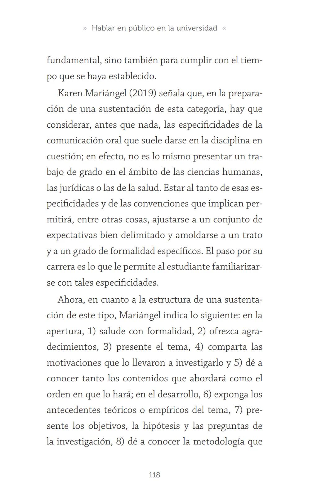 HABLAR EN
PÚBLICO EN LA
UNIVERSIDAD HABLAR EN
PÚBLICO EN LA
UNIVERSIDAD
Un manual para desenvolverse
ante una audiencia
John Moya Barreto
H