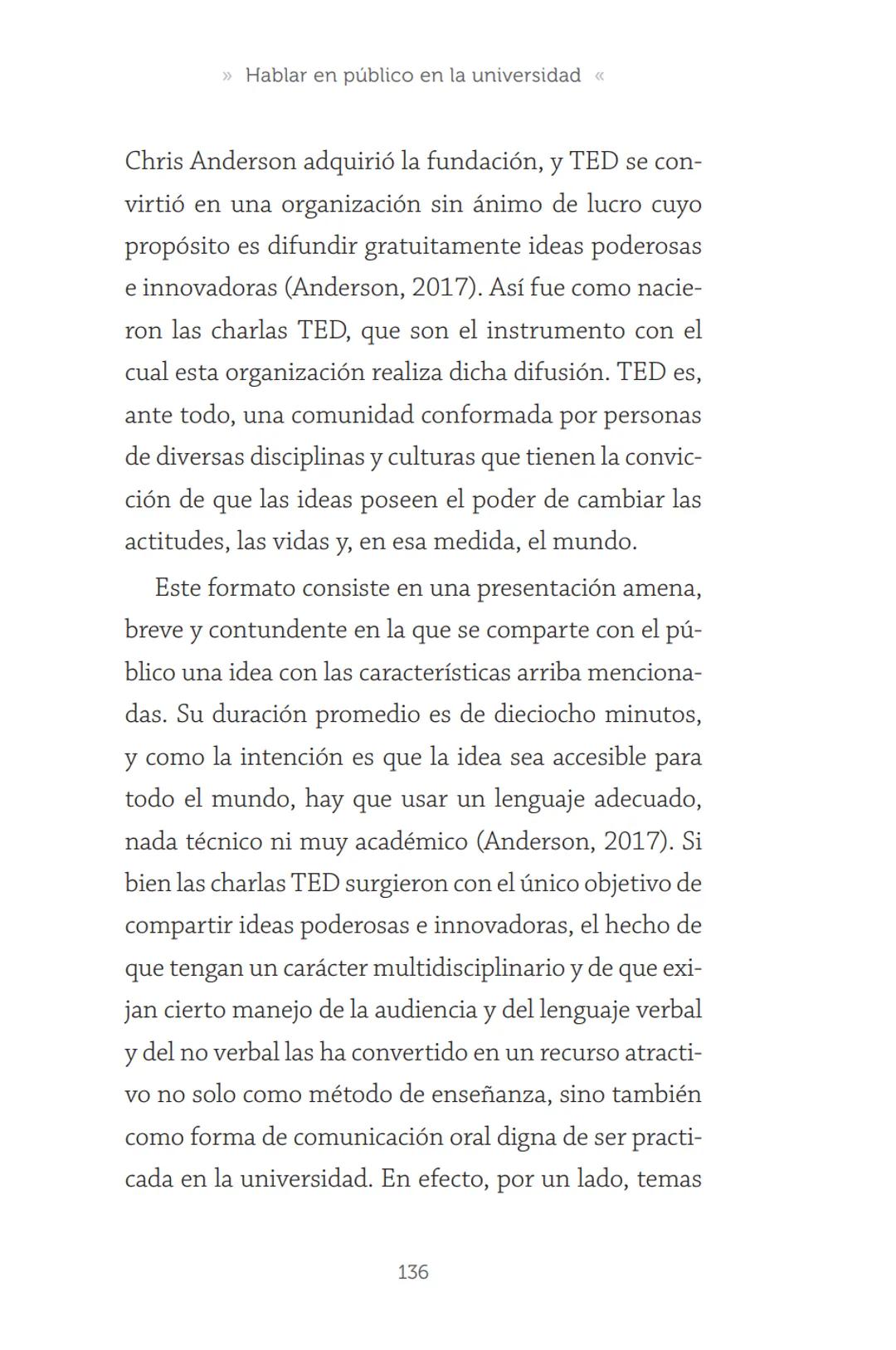 HABLAR EN
PÚBLICO EN LA
UNIVERSIDAD HABLAR EN
PÚBLICO EN LA
UNIVERSIDAD
Un manual para desenvolverse
ante una audiencia
John Moya Barreto
H