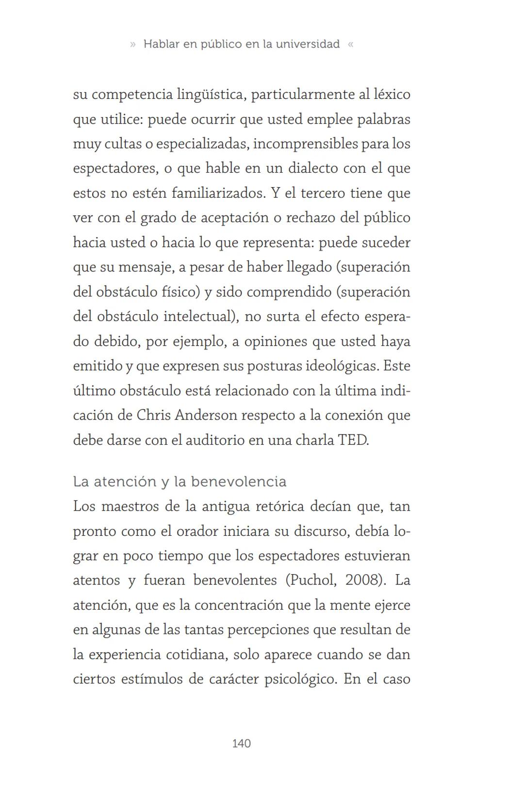 HABLAR EN
PÚBLICO EN LA
UNIVERSIDAD HABLAR EN
PÚBLICO EN LA
UNIVERSIDAD
Un manual para desenvolverse
ante una audiencia
John Moya Barreto
H