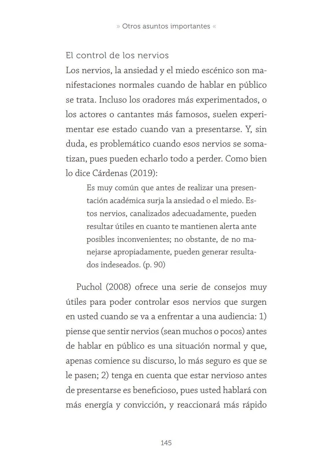HABLAR EN
PÚBLICO EN LA
UNIVERSIDAD HABLAR EN
PÚBLICO EN LA
UNIVERSIDAD
Un manual para desenvolverse
ante una audiencia
John Moya Barreto
H
