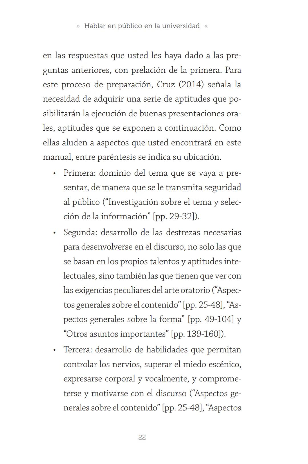 HABLAR EN
PÚBLICO EN LA
UNIVERSIDAD HABLAR EN
PÚBLICO EN LA
UNIVERSIDAD
Un manual para desenvolverse
ante una audiencia
John Moya Barreto
H