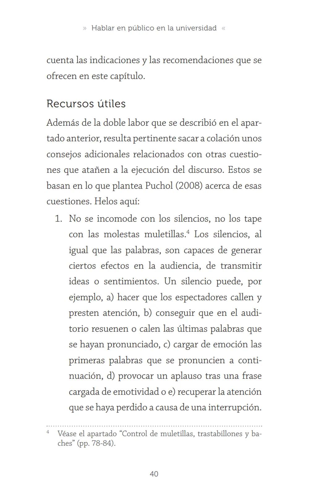 HABLAR EN
PÚBLICO EN LA
UNIVERSIDAD HABLAR EN
PÚBLICO EN LA
UNIVERSIDAD
Un manual para desenvolverse
ante una audiencia
John Moya Barreto
H