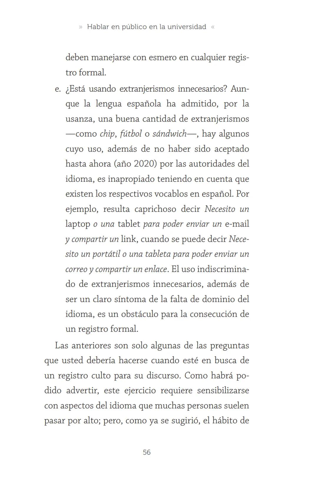 HABLAR EN
PÚBLICO EN LA
UNIVERSIDAD HABLAR EN
PÚBLICO EN LA
UNIVERSIDAD
Un manual para desenvolverse
ante una audiencia
John Moya Barreto
H