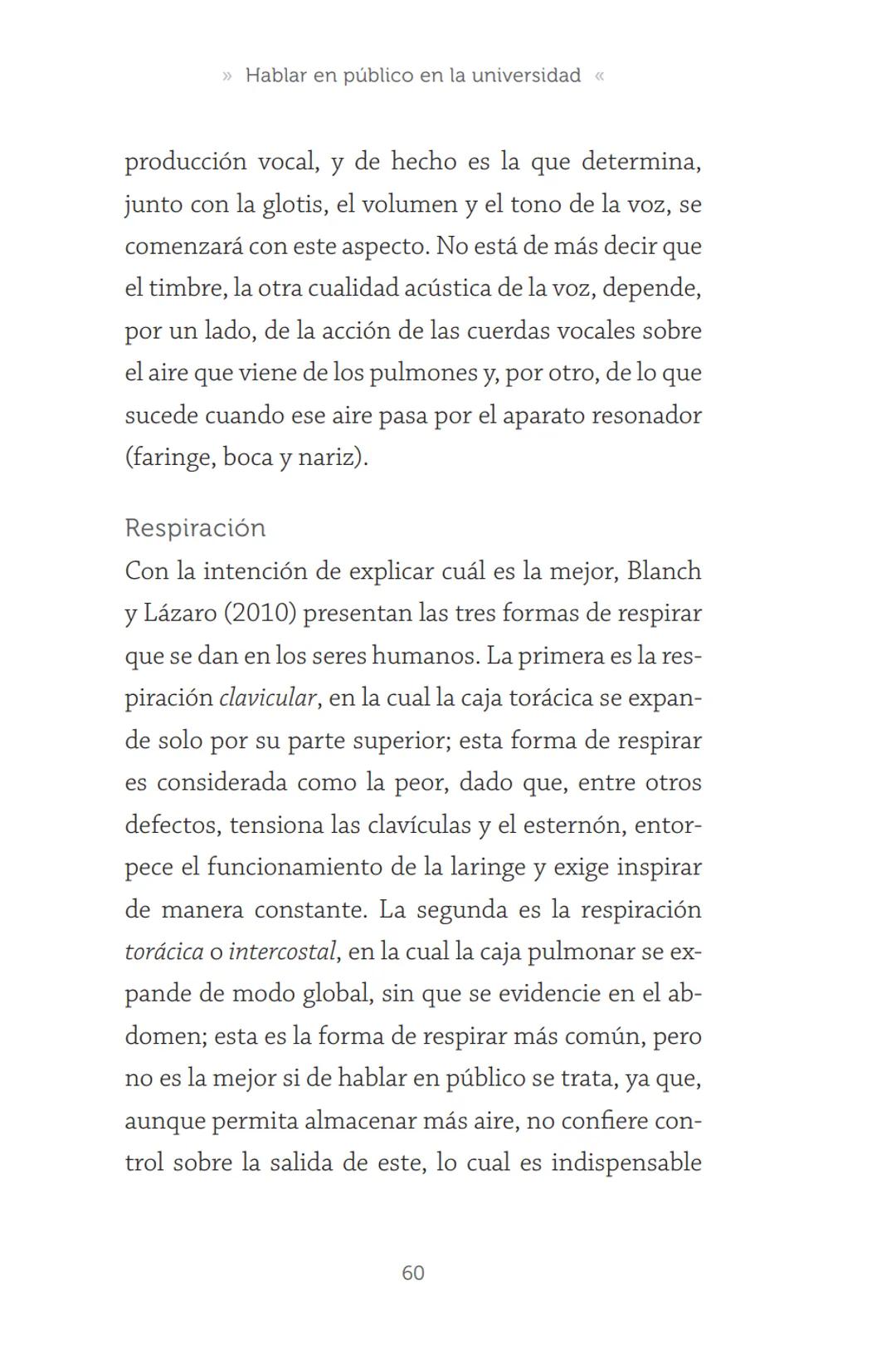 HABLAR EN
PÚBLICO EN LA
UNIVERSIDAD HABLAR EN
PÚBLICO EN LA
UNIVERSIDAD
Un manual para desenvolverse
ante una audiencia
John Moya Barreto
H