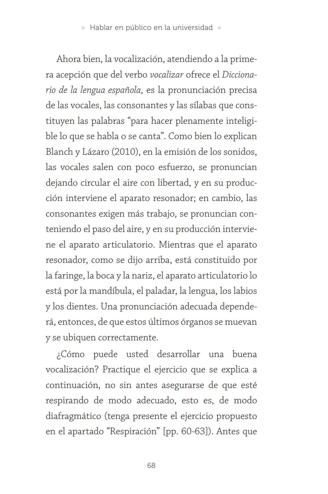 HABLAR EN
PÚBLICO EN LA
UNIVERSIDAD HABLAR EN
PÚBLICO EN LA
UNIVERSIDAD
Un manual para desenvolverse
ante una audiencia
John Moya Barreto
H