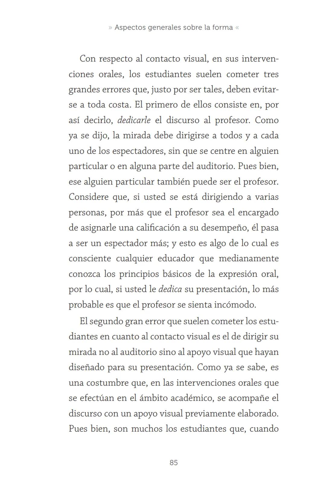 HABLAR EN
PÚBLICO EN LA
UNIVERSIDAD HABLAR EN
PÚBLICO EN LA
UNIVERSIDAD
Un manual para desenvolverse
ante una audiencia
John Moya Barreto
H