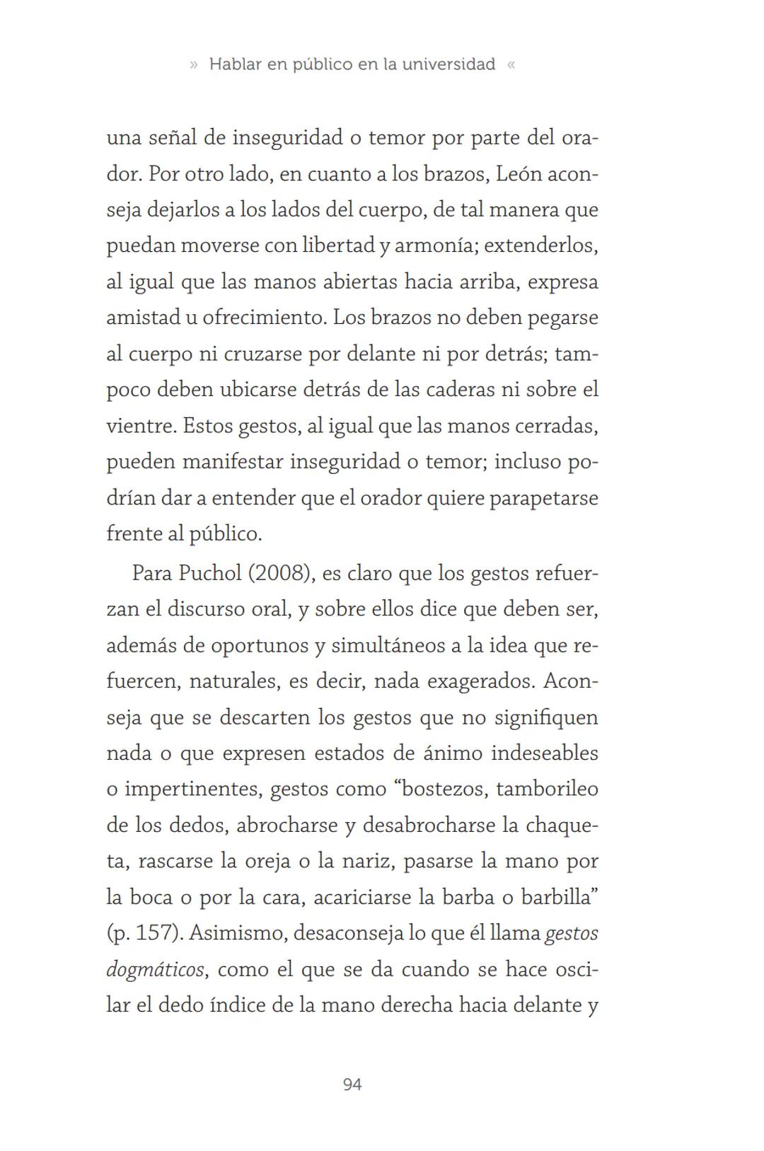 HABLAR EN
PÚBLICO EN LA
UNIVERSIDAD HABLAR EN
PÚBLICO EN LA
UNIVERSIDAD
Un manual para desenvolverse
ante una audiencia
John Moya Barreto
H
