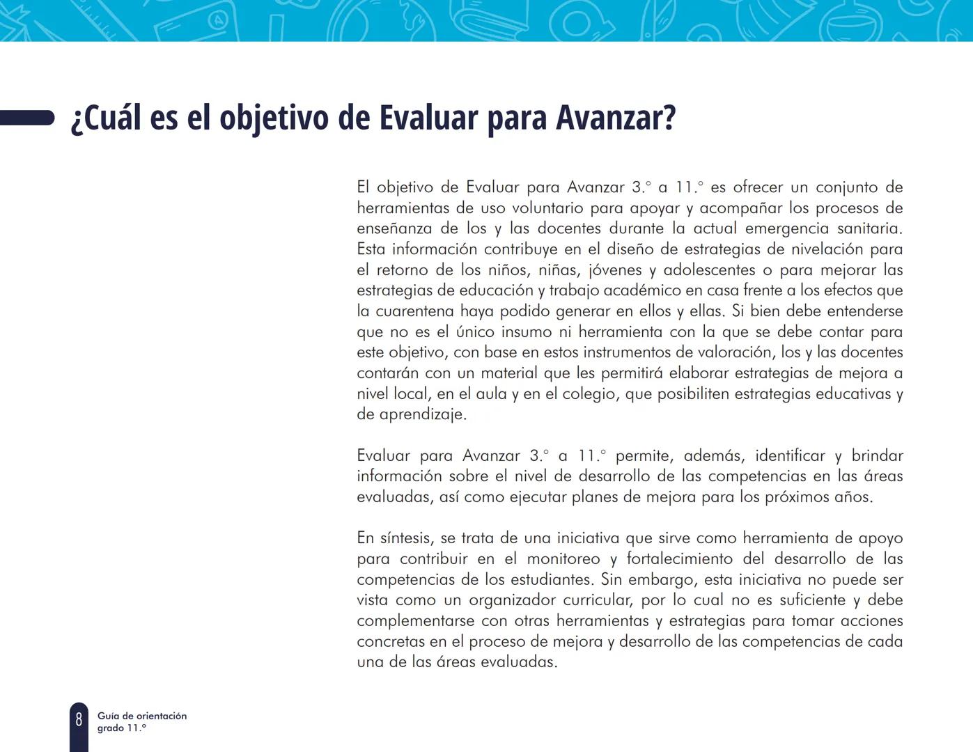 La educación
es de todos
MineducaciónINSTITUCIÓN EDUCATIVA EUSTAQUIO PALACIOS
URIZON
Cuadernillo 1 de 2021
3° a 11°
evaluar
para
avanzar
Guí