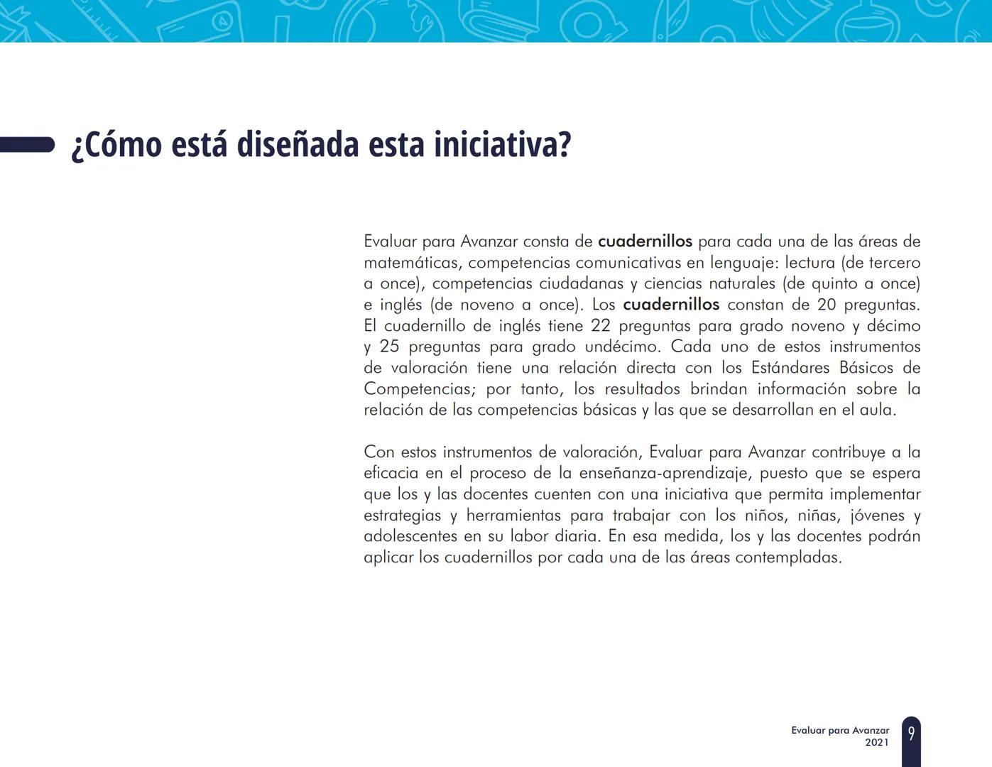 La educación
es de todos
MineducaciónINSTITUCIÓN EDUCATIVA EUSTAQUIO PALACIOS
URIZON
Cuadernillo 1 de 2021
3° a 11°
evaluar
para
avanzar
Guí
